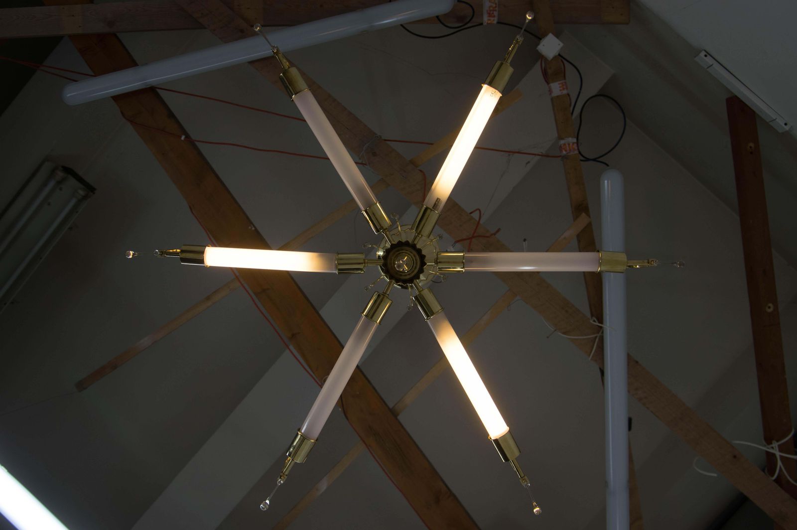 photo furniture Very Rare Art Nouveau/Art Deco Chandelier, Austria, 1920s