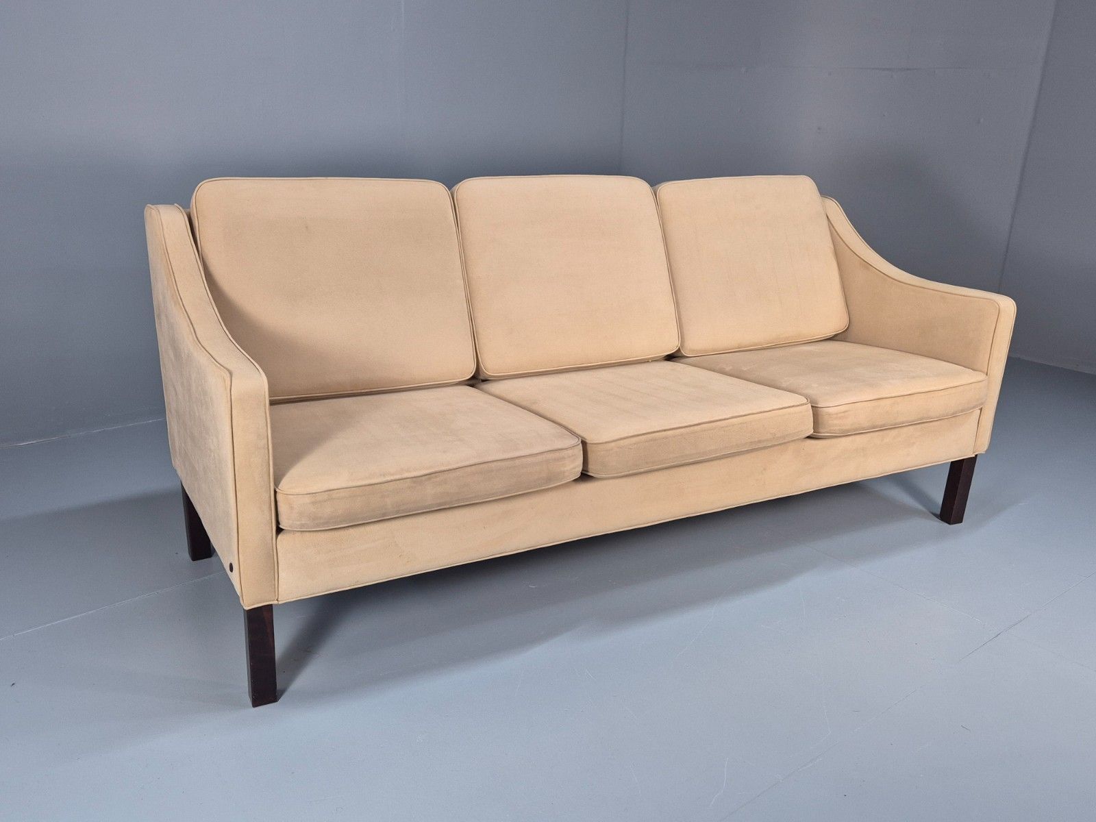 Vintage Hurup Three Seater Settee Danish Retro 1980s Mcm  Eb10447 M3ss
