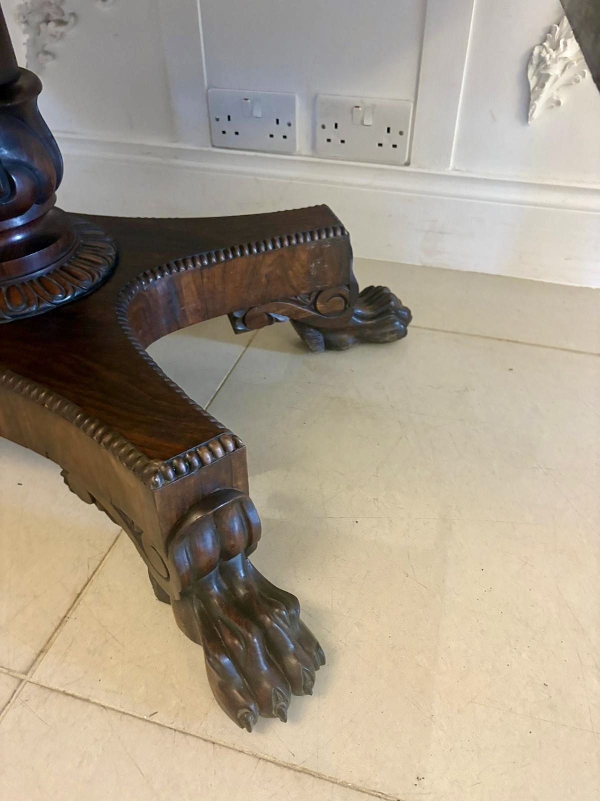 3550.0 Superb Quality Antique 19th Century Rosewood Freestanding Side Table photo
