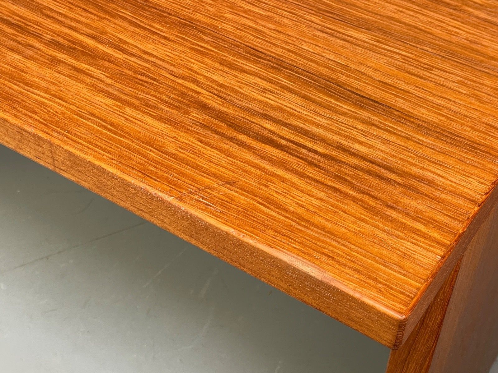 Vintage Teak Compact Desk Retro 1980s Shelving Eb10355 Mwoo photo vintage