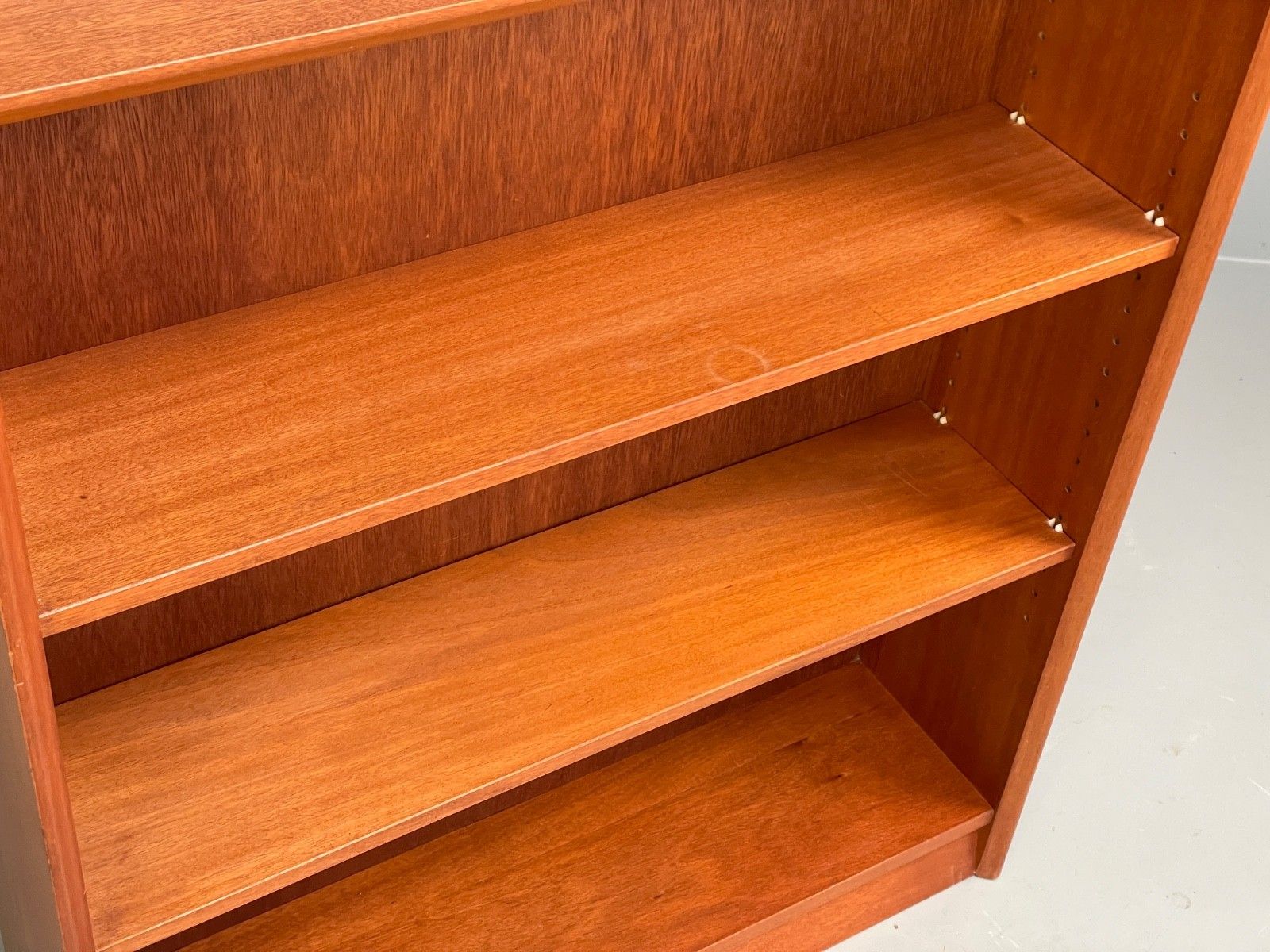Furniture Vintage Teak Bookcase Gibbs Furniture Retro 1970s Adjustable Eb10147 Mwoo photo
