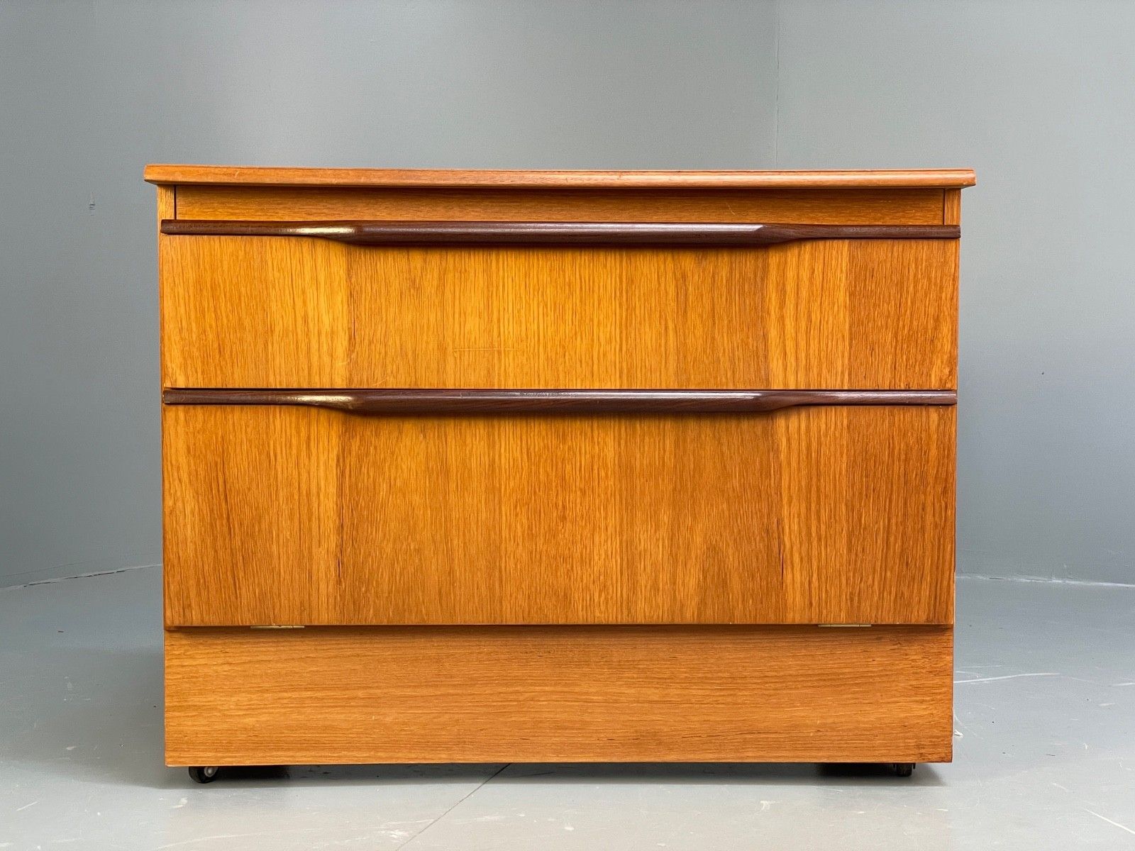 Vintage Teak Media Unit 1970s Retro Drawer Eb10010 Mwoo photo furniture