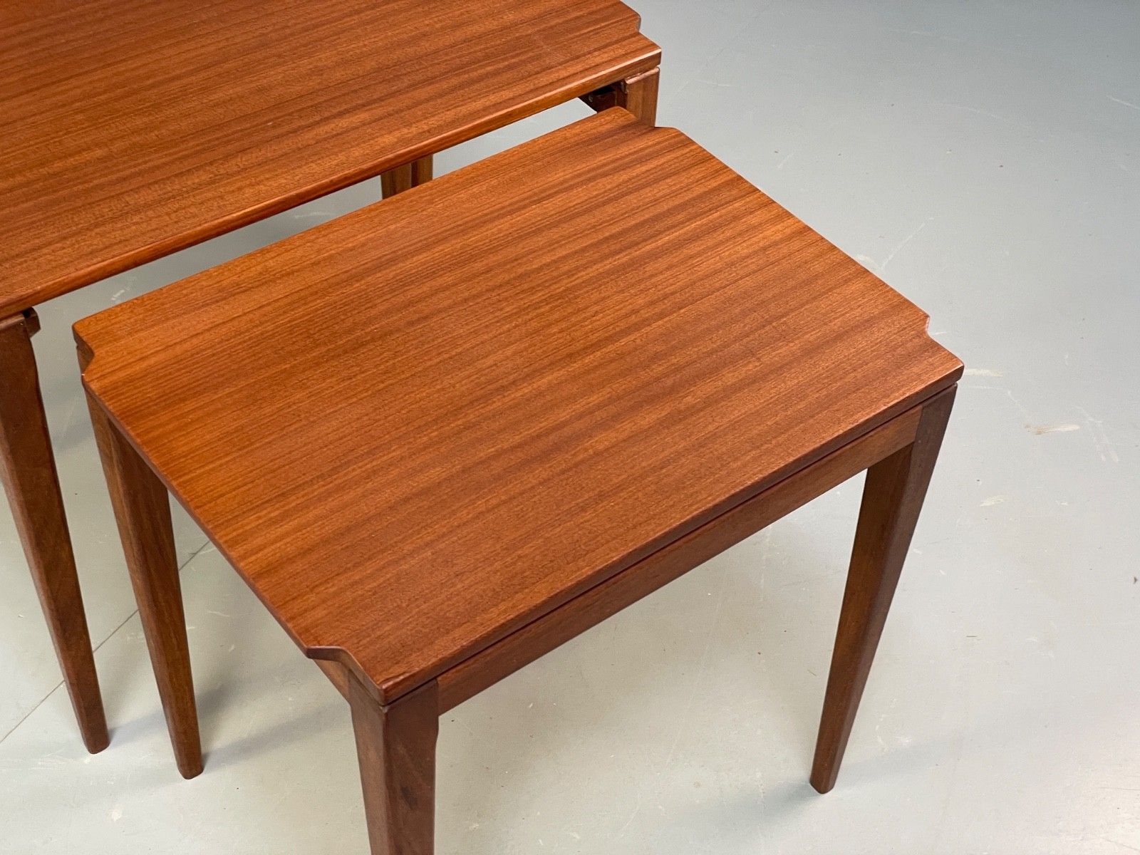 Vintage Richard Hornby Teak Nesting Tables 1960s Retro Eb10009 Mwoo photo Furniture