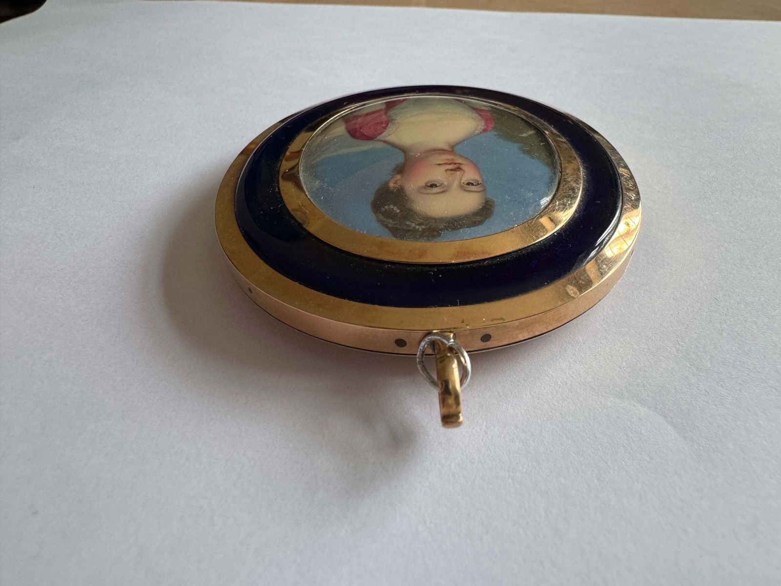 18th Century Portrait Miniature Attributed To Christian Friedrich Zincke photo vinterior