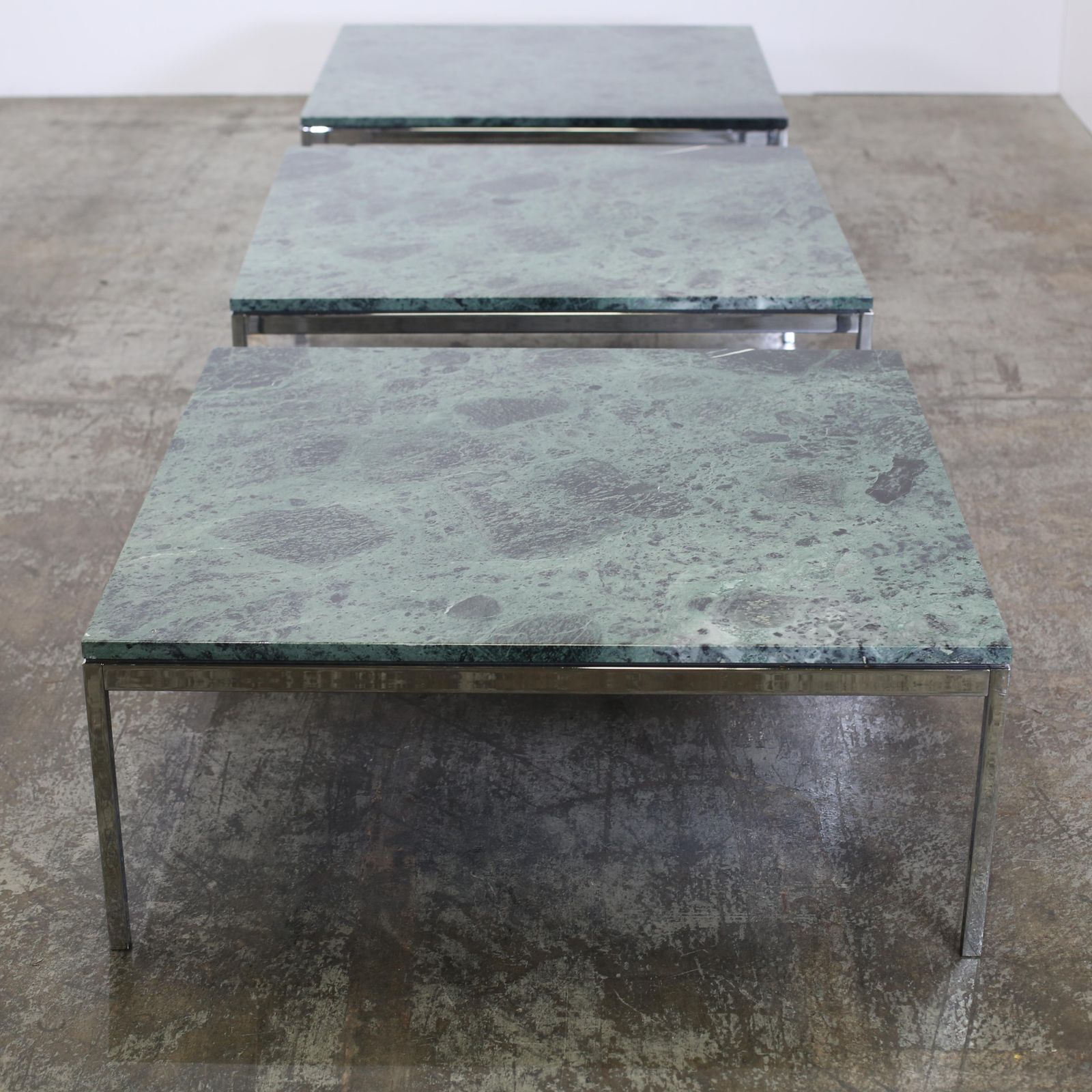 photo for sale Florence Knoll Coffee Table With Verde Alpi Marble Top