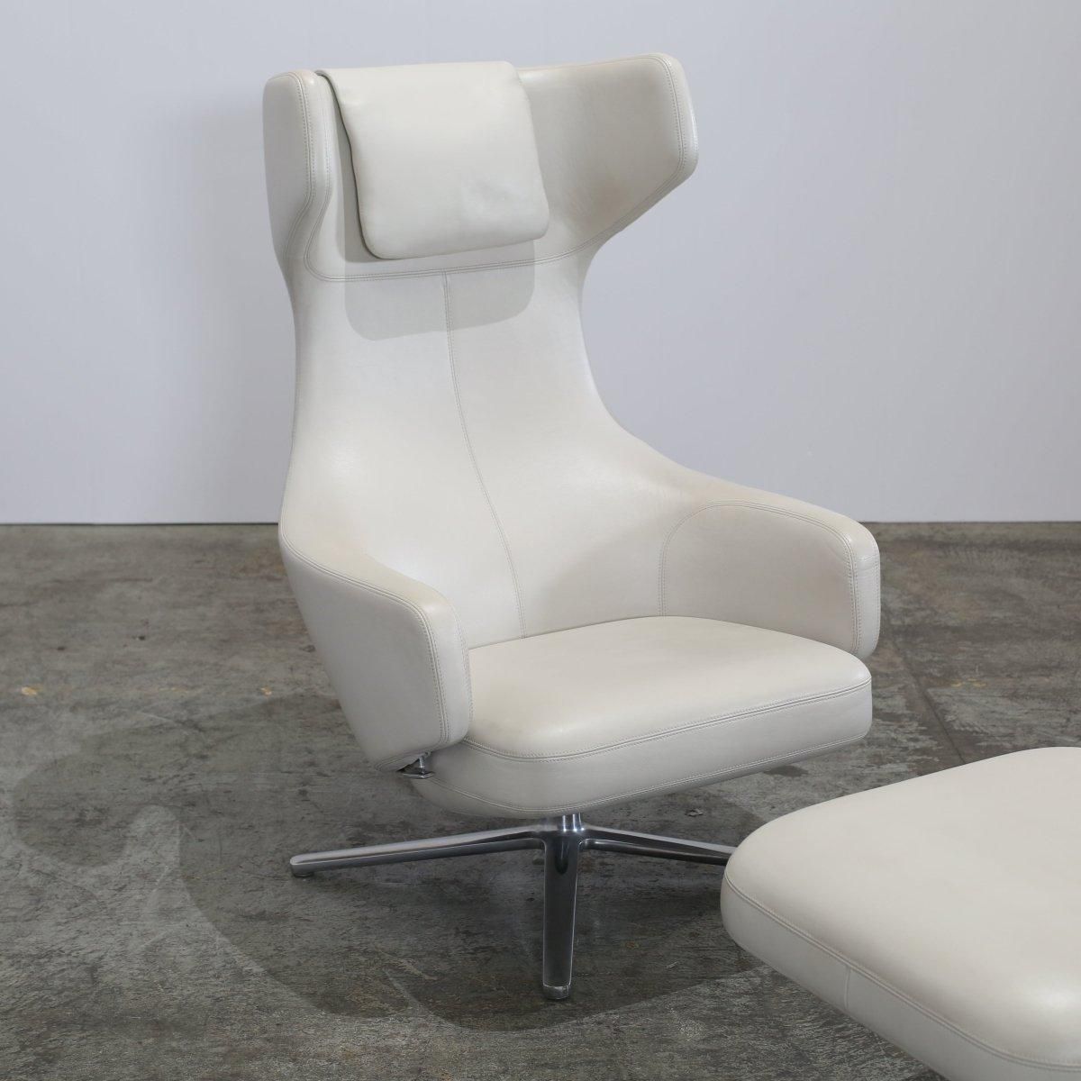 Vitra Grand Repos Lounge Chair & Footstool photo vinterior
