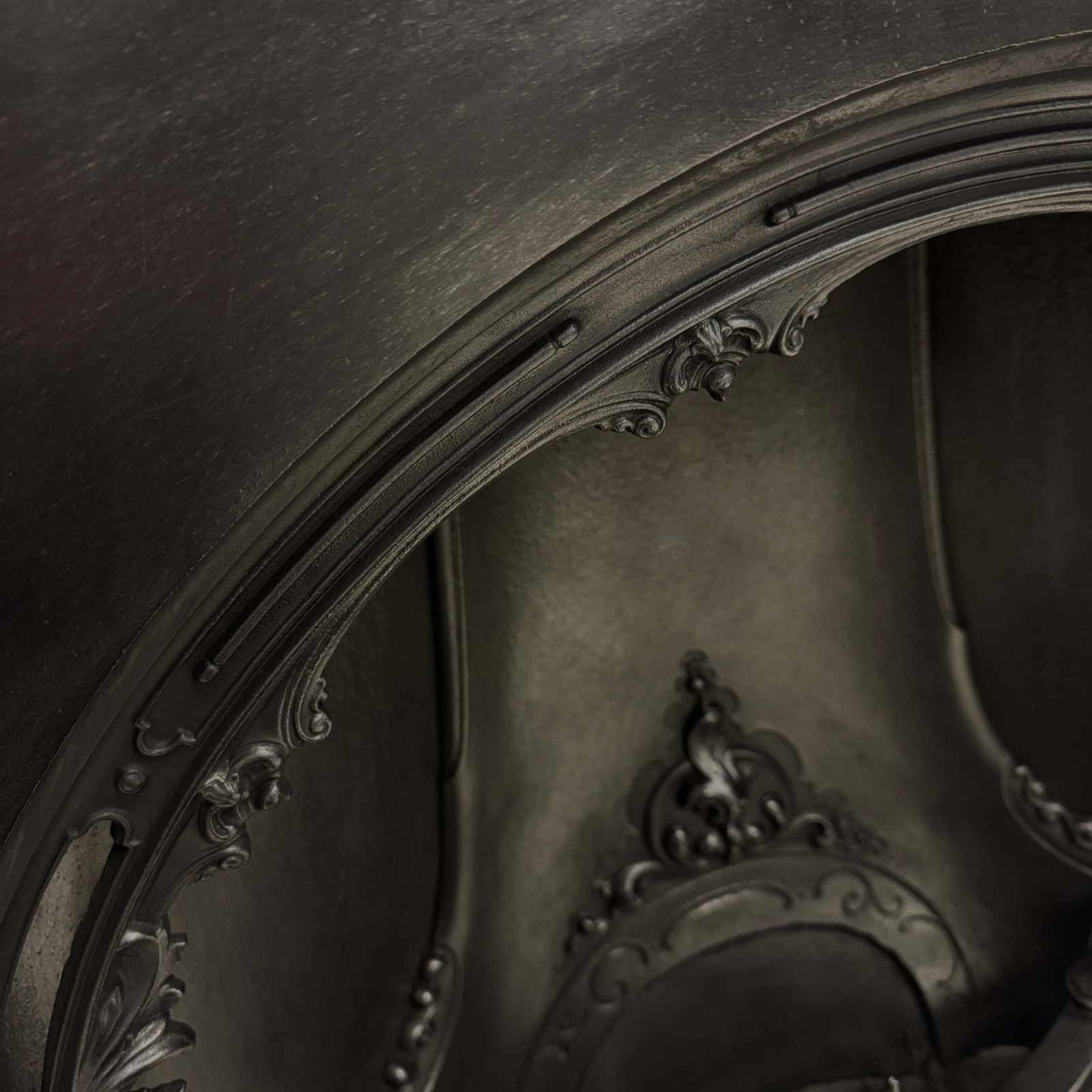 photo for sale Antique Ornate Victorian Cast Iron Insert