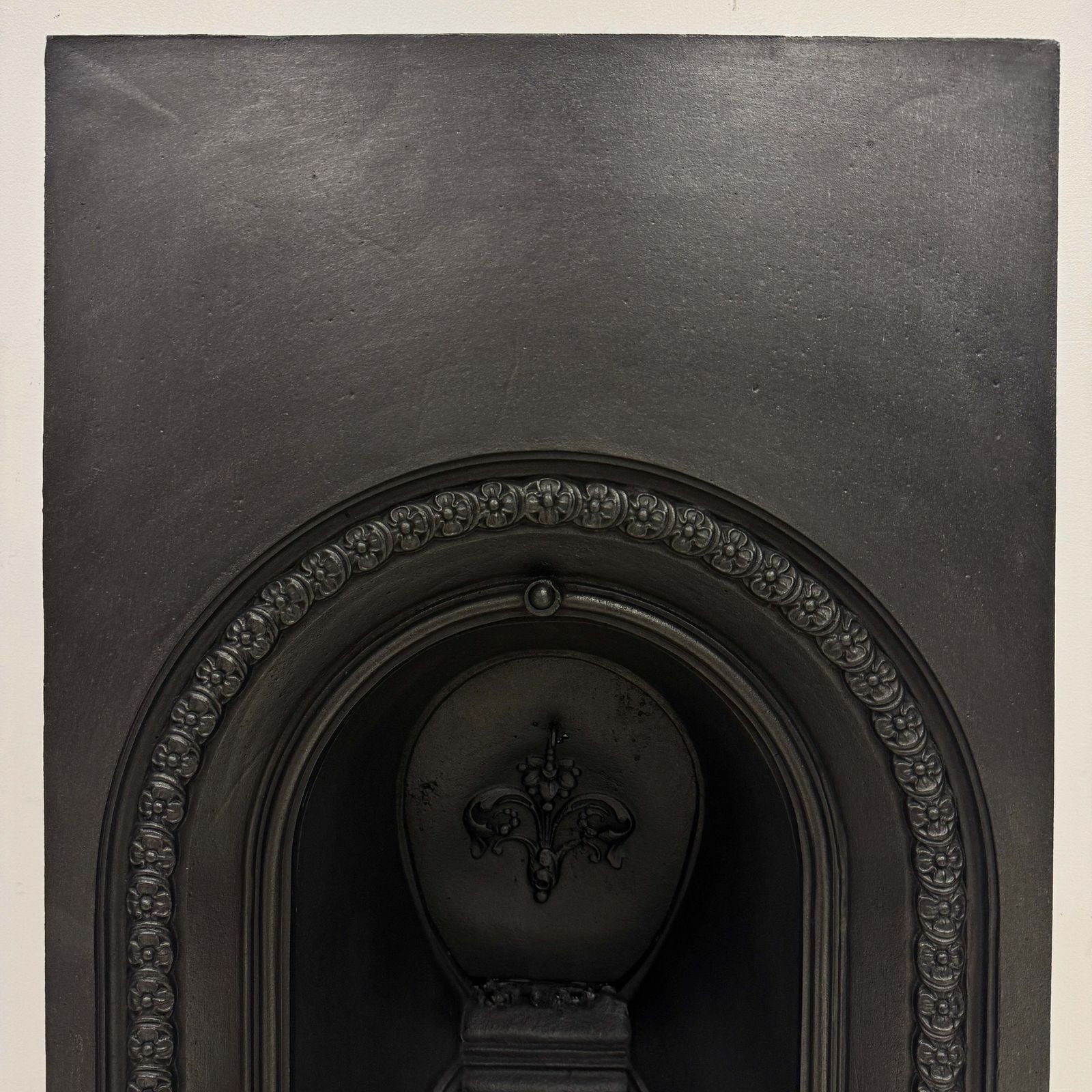Antique Victorian Cast Iron Arched Insert photo for sale