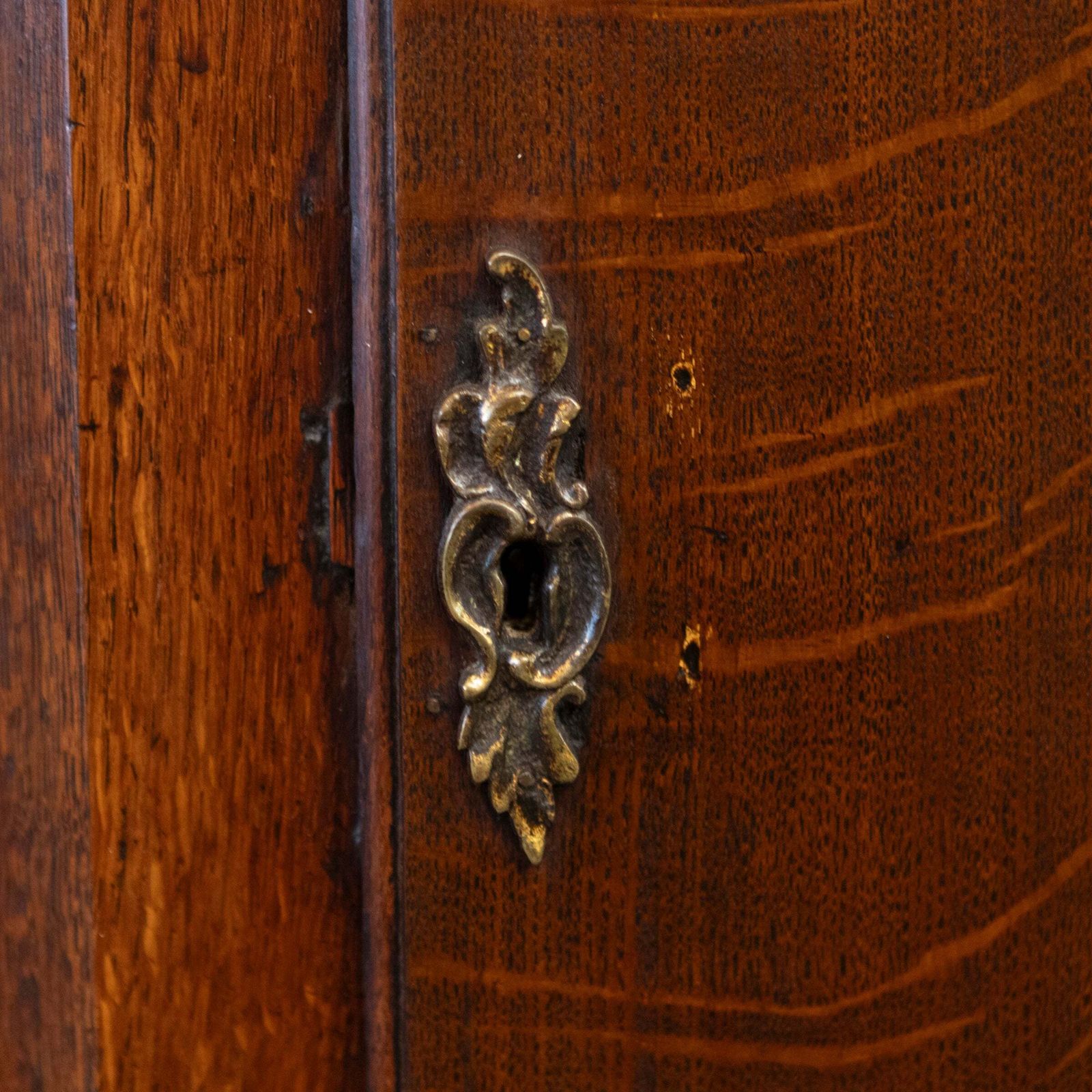 Antique Early 19th Century Oak Corner Cupboard photo for sale