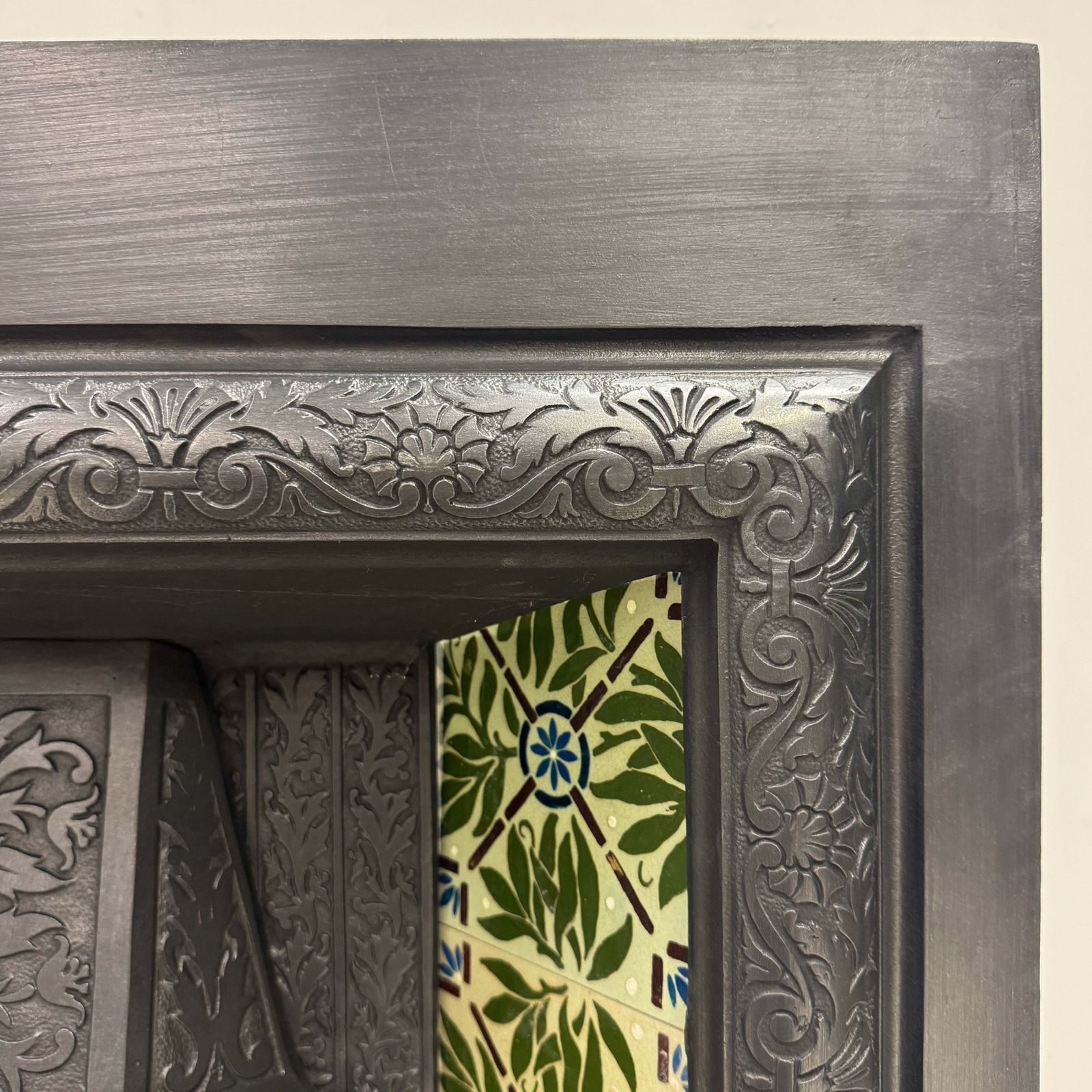 Antique Victorian Fireplace Insert With Josiah Wedgwood Tiles photo buy
