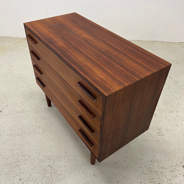 Rosewood Chest Of Drawers By Kai Kristiansen For Feldballes photo Furniture