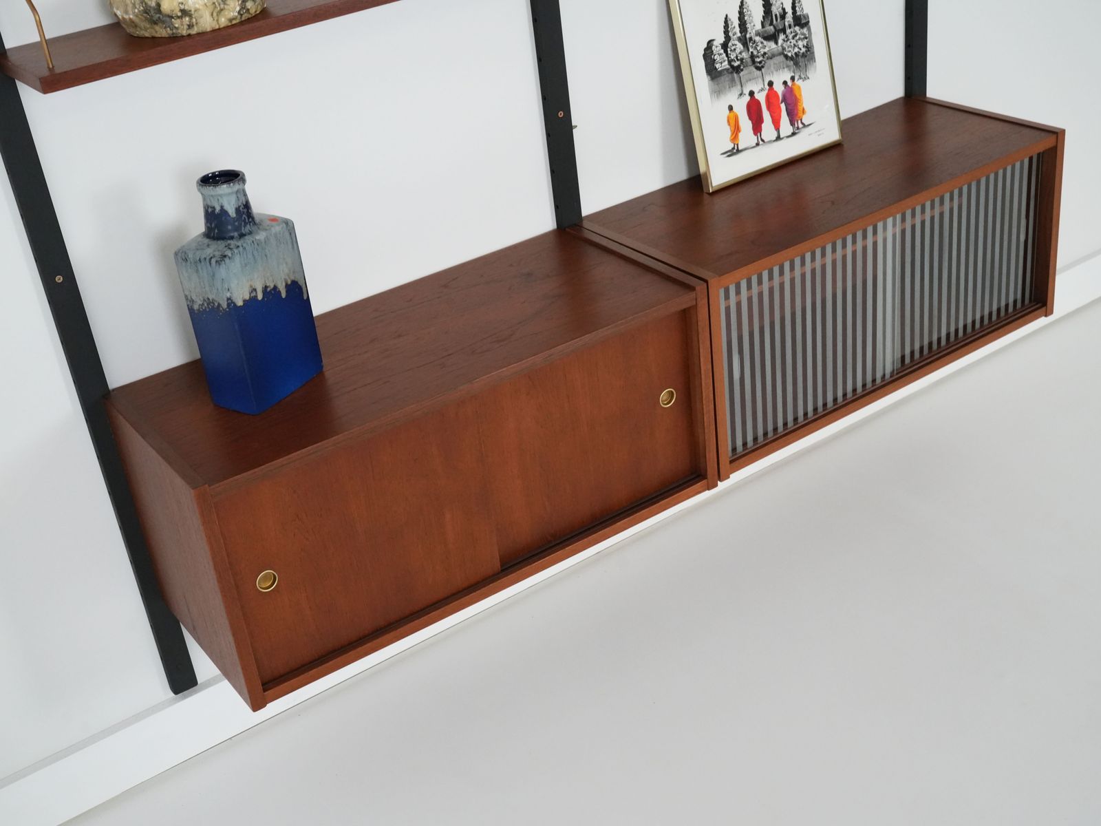 Teak System Bookcase, Danish Design, 1960s, Production: Denmark photo 2699.0