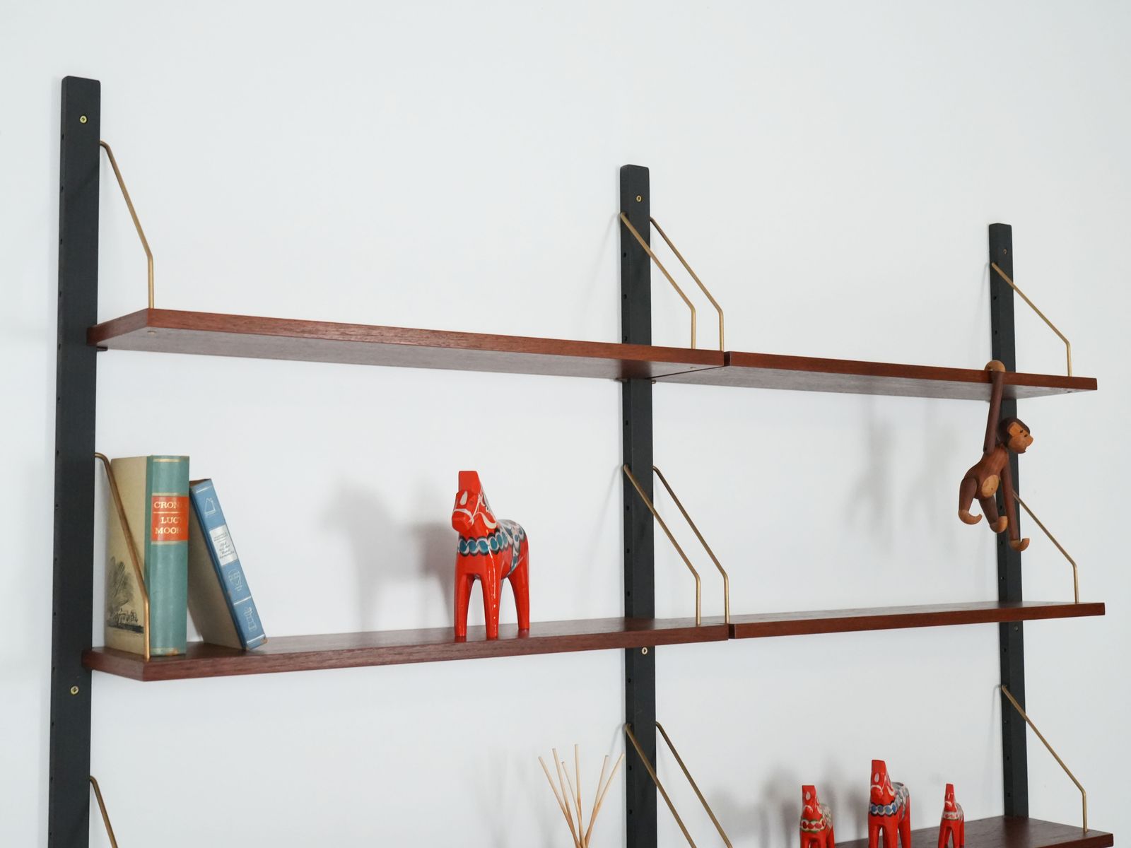 Teak System Bookcase, Danish Design, 1960s, Production: Denmark photo vinterior