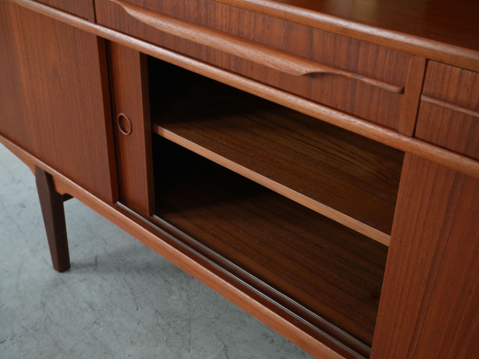 photo vintage Teak Highboard, Danish Design, 1960s, Production: Denmark