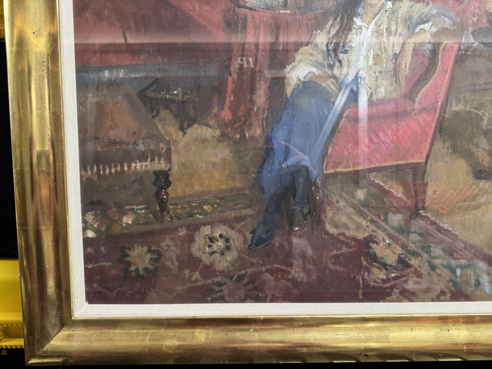 In The Sitting Room By Peter Kuhfeld (B 1952) photo for sale