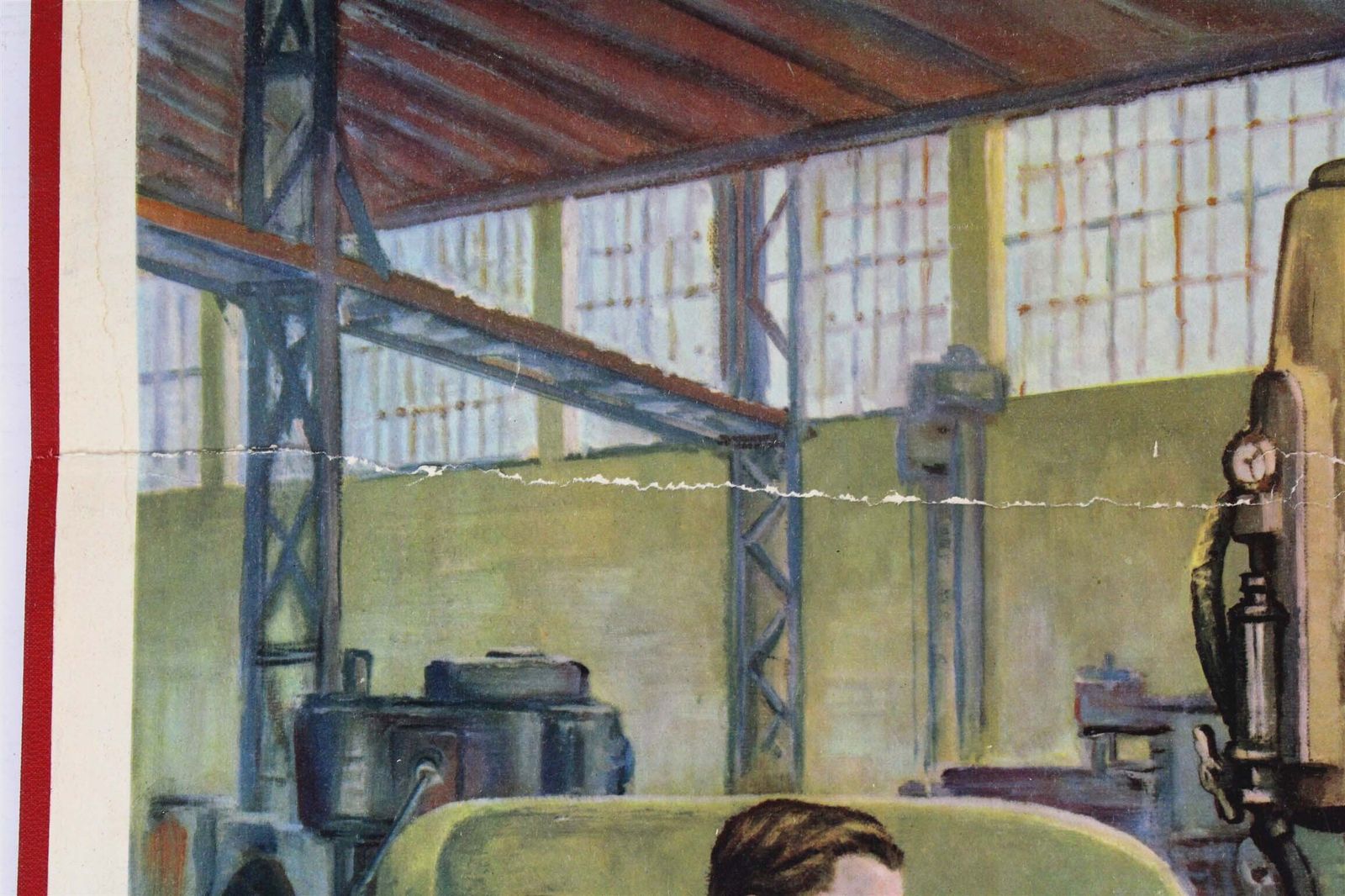 Art Original 1950s Czech Propaganda Industrial Poster By Frantisek Bilek photo