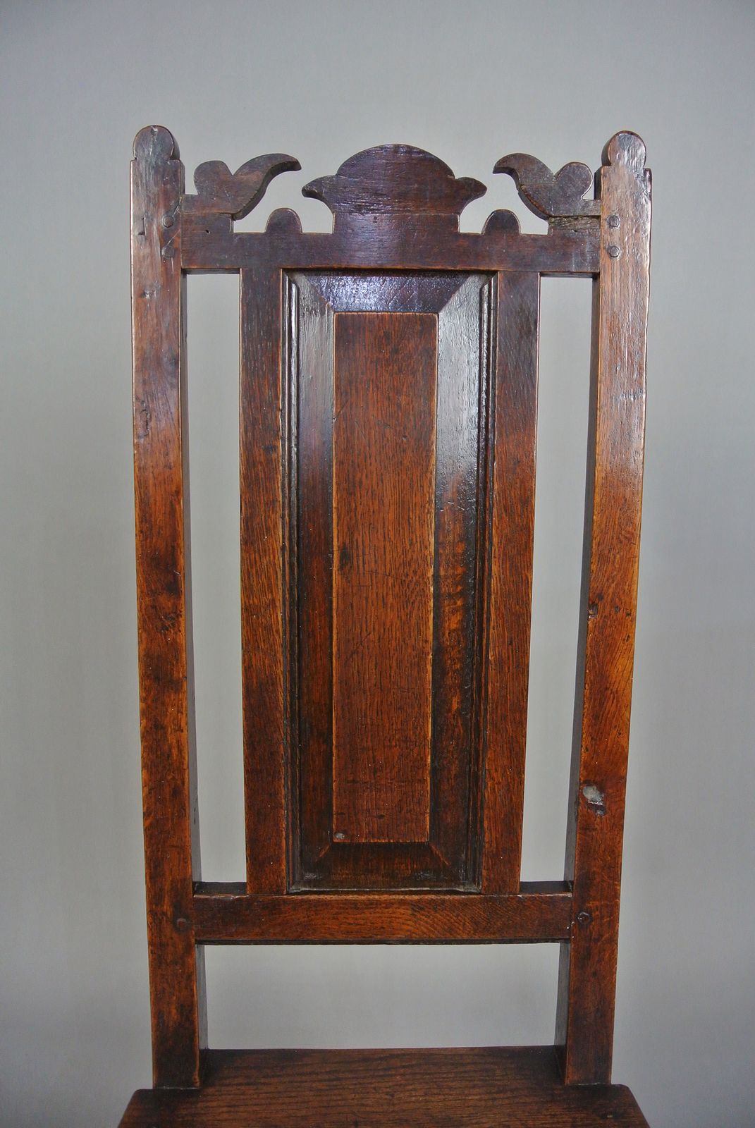Wonderful 17th Century Welsh Oak Chair   Initialled C. 1660 photo vinterior