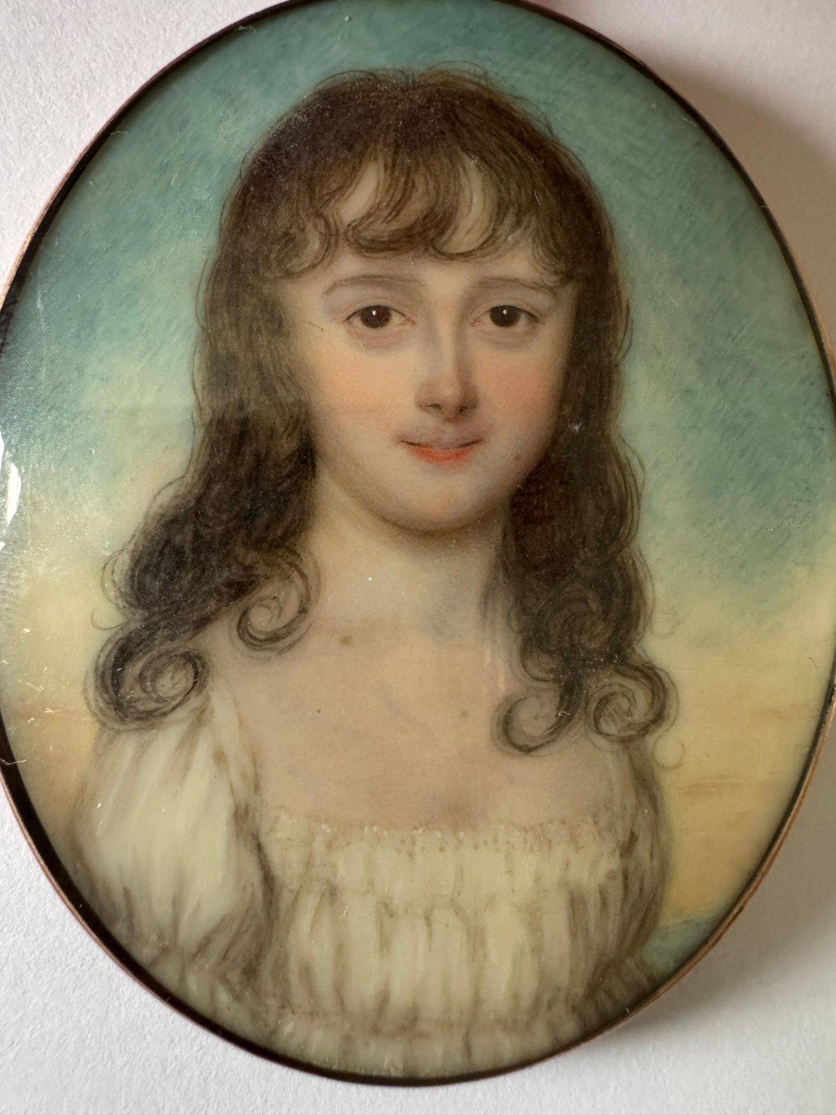 18th Century Portrait Miniature   Style Of William Wood (1768  1809) photo furniture