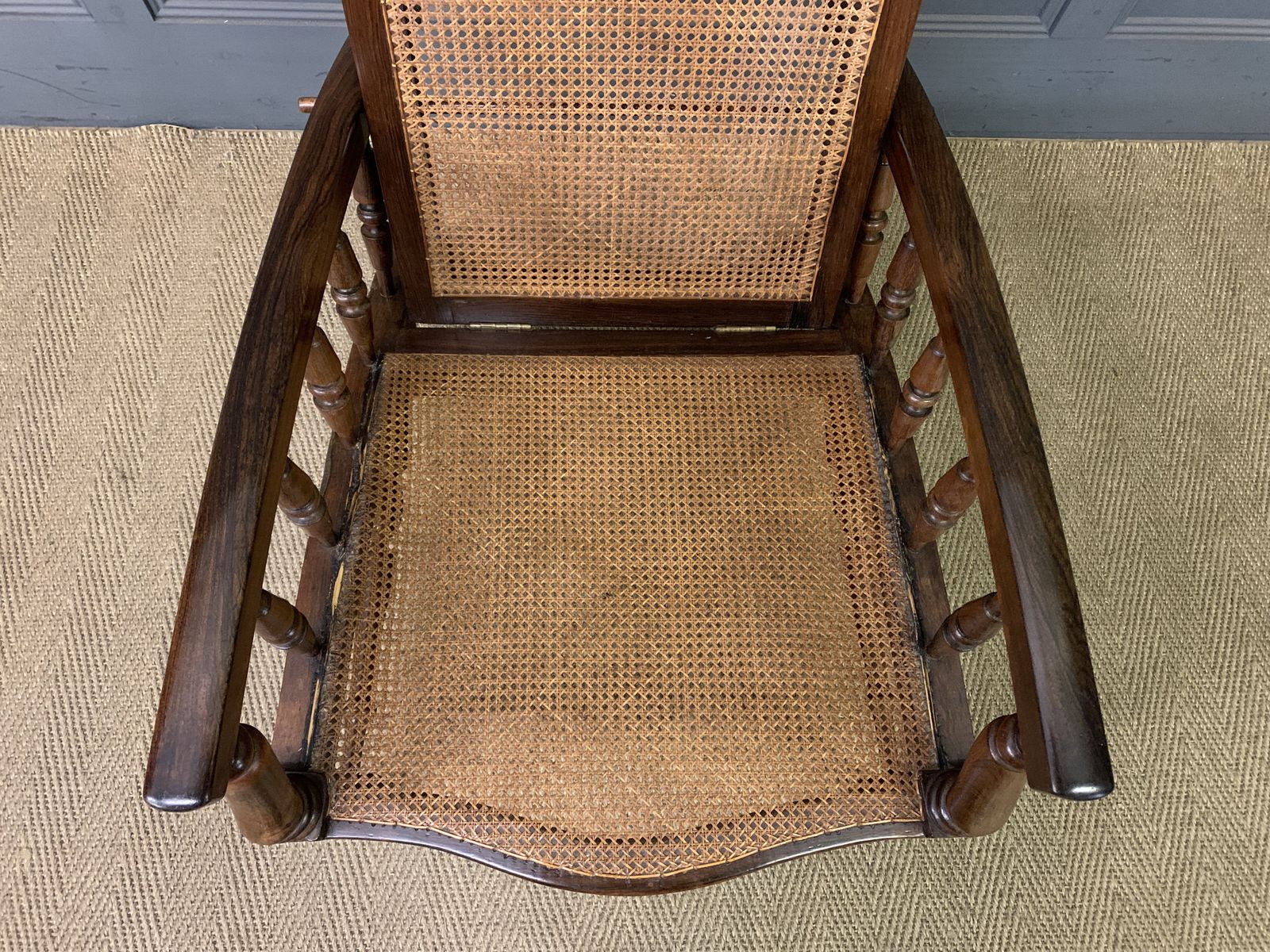 695.0 19th Century Colonial Reclining Plantation Chair photo
