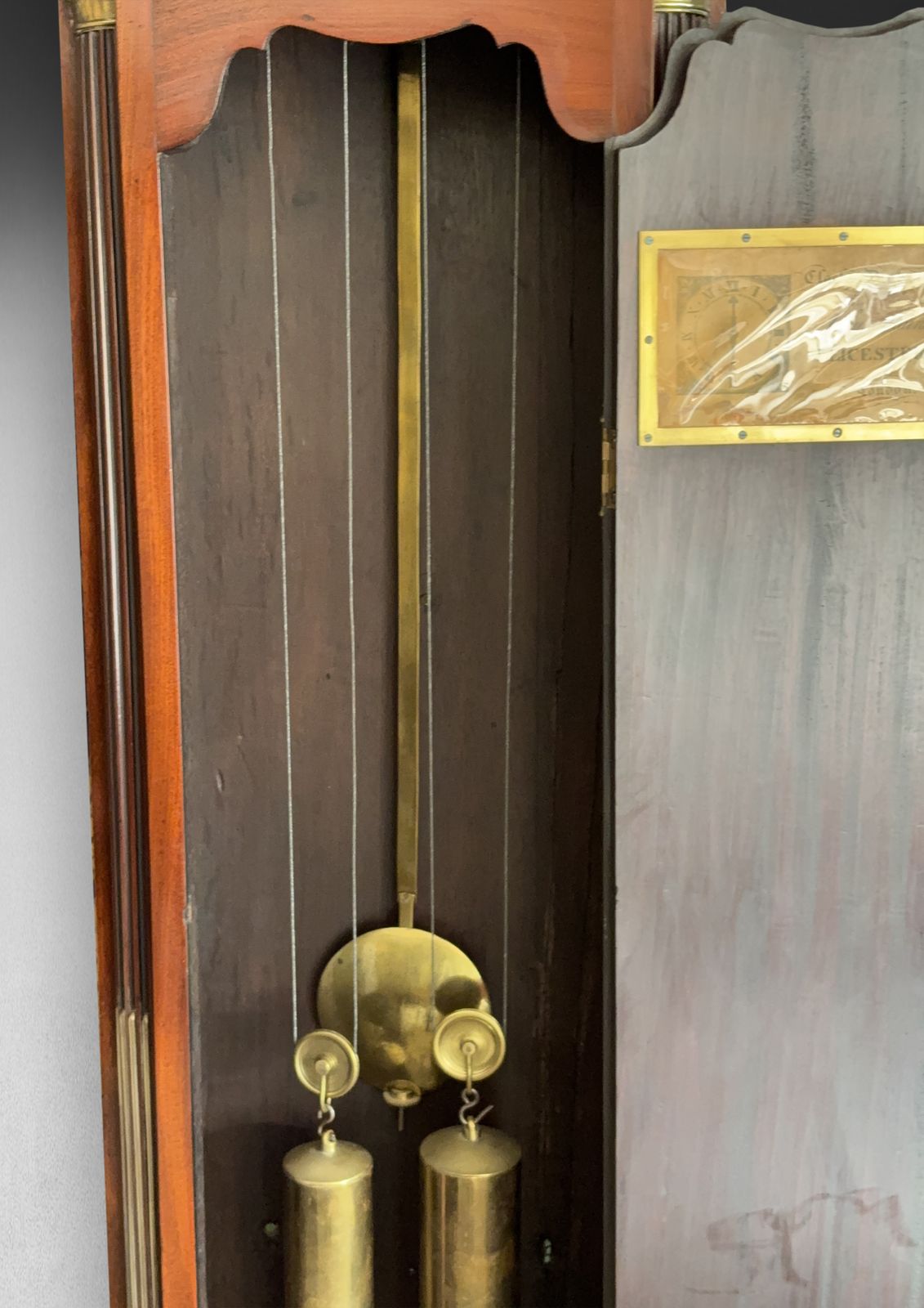 A Fine Mahogany Longcase Clock By John Rainsford Leicester Square, London photo furniture