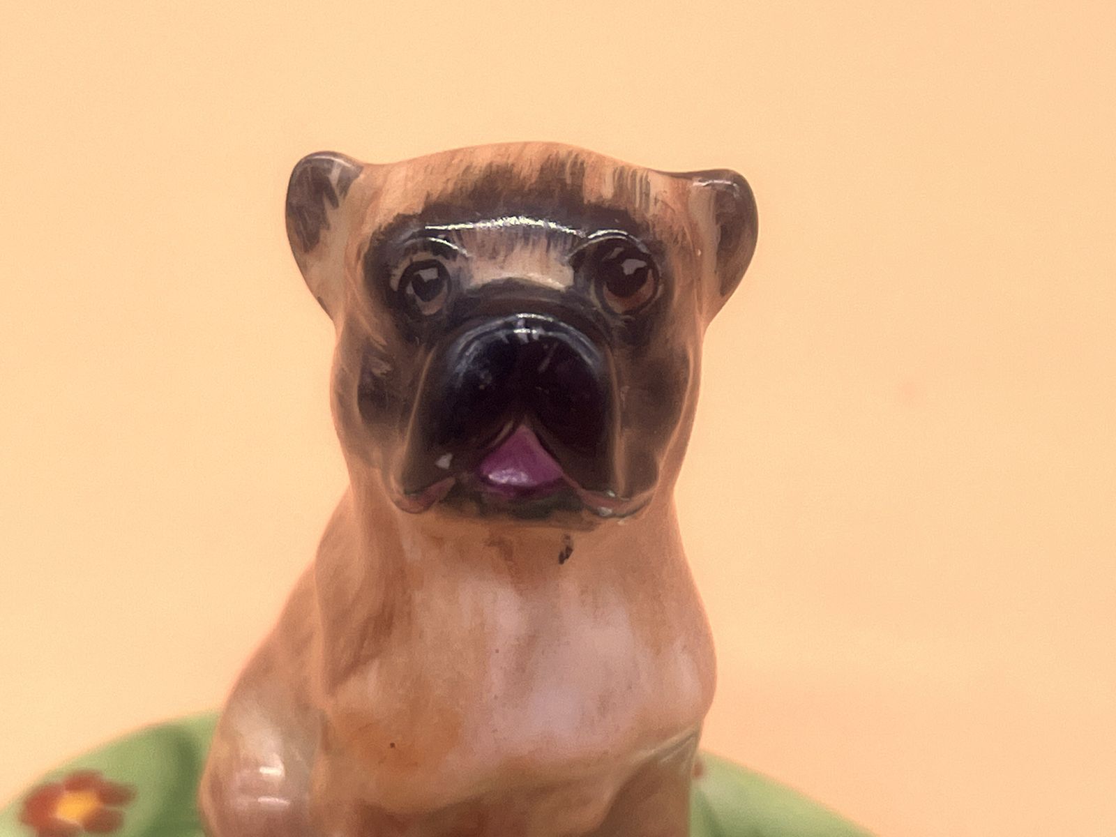 Limited Edition Limoges Porcelain France Pierre Arquie Boxer Dog Hand Painted Trinket / Jewelry Box. No: 10 Of 750. photo 175.0