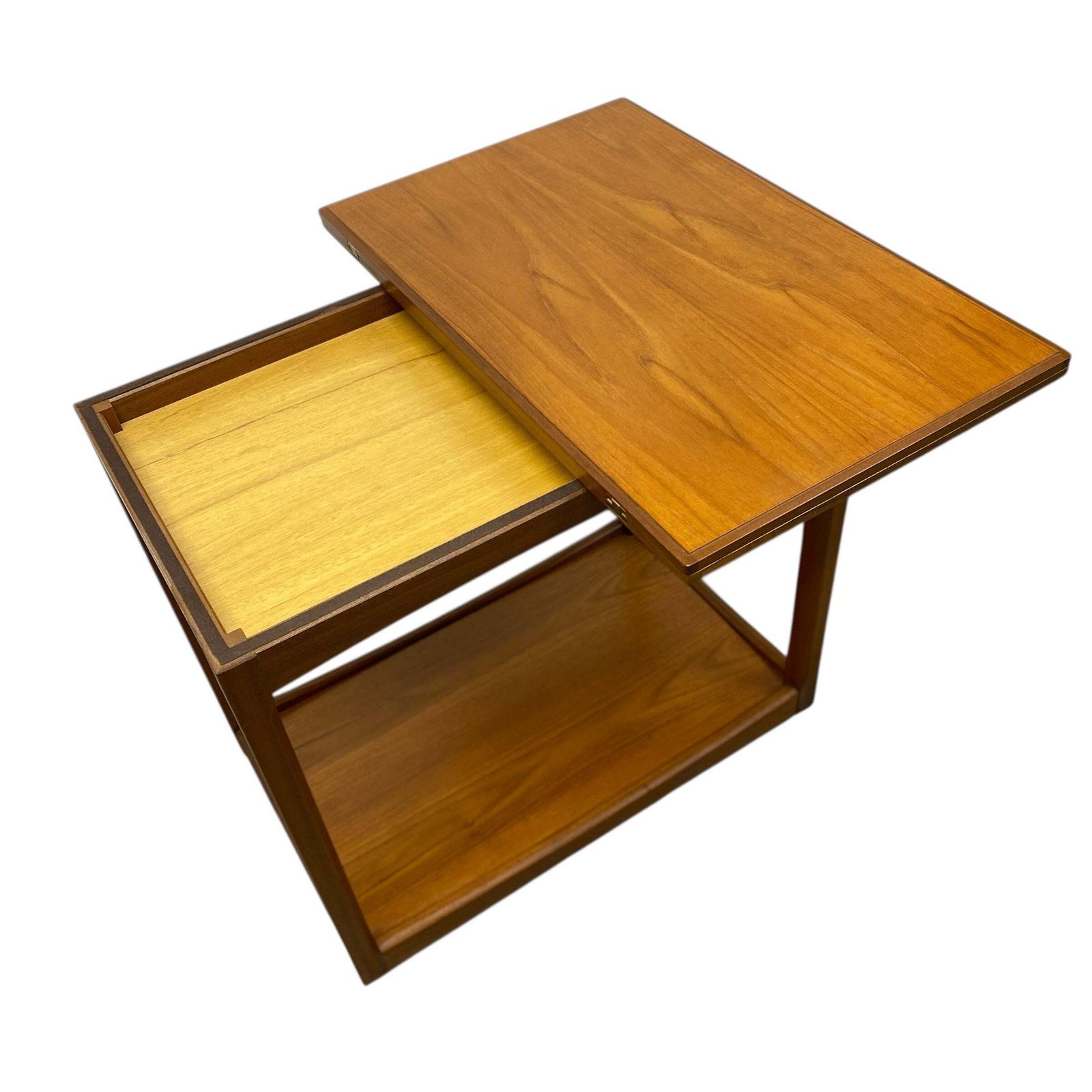 Midcentury Drink Bar Serving Trolley Teak photo vinterior