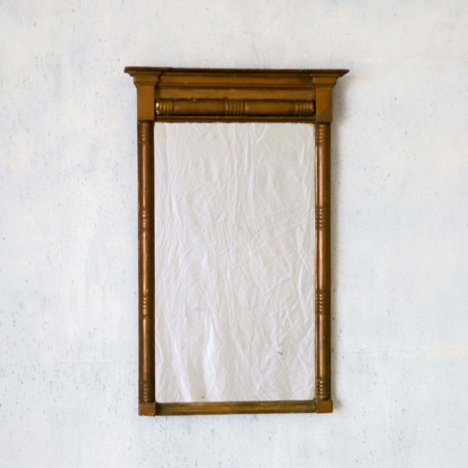 Antique English Early 19th Century Georgian Gilt Pier Mirror With Original Glass photo for sale