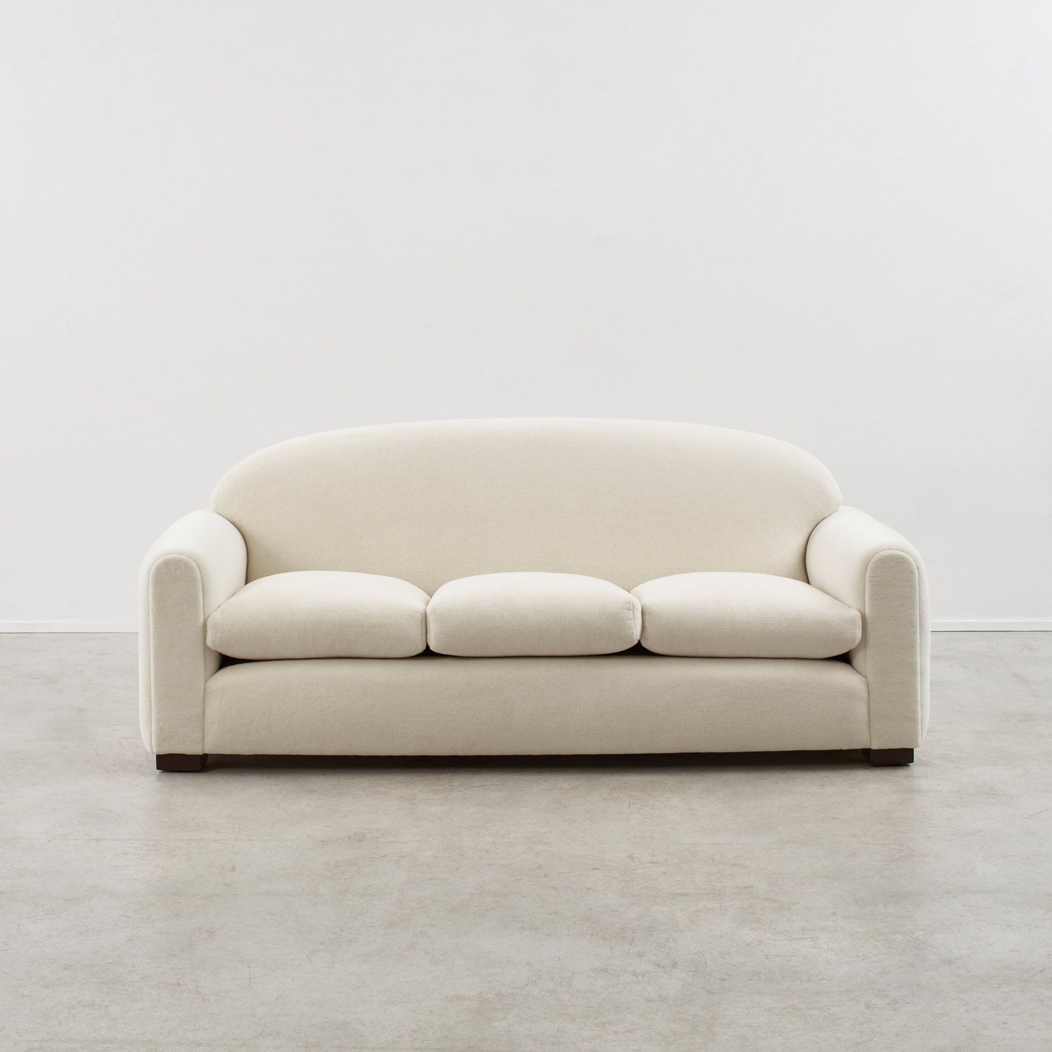 Art Deco Three Seater Club Sofa France, 1930s photo furniture