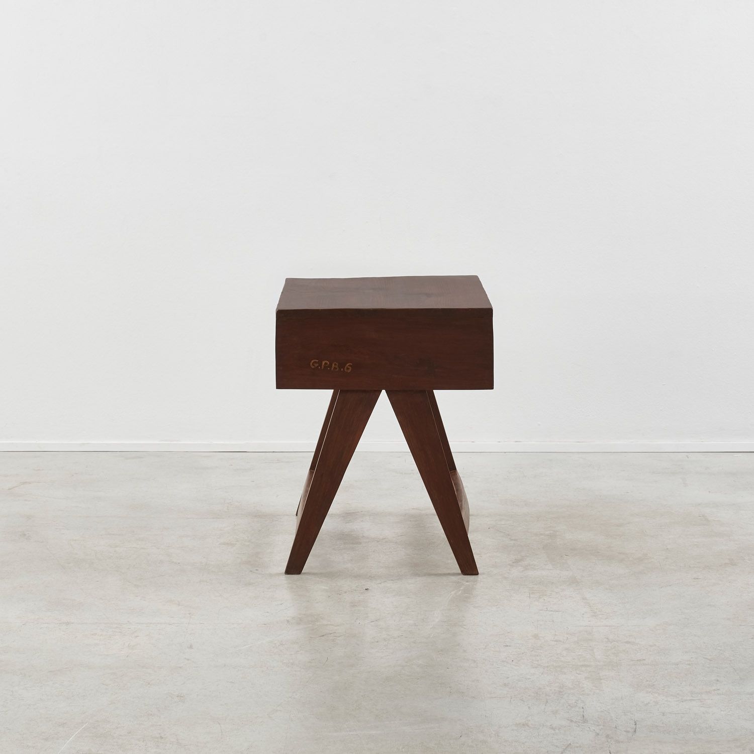 Pierre Jeanneret Teak Student Desk Chandigarh, France, 1960s photo furniture