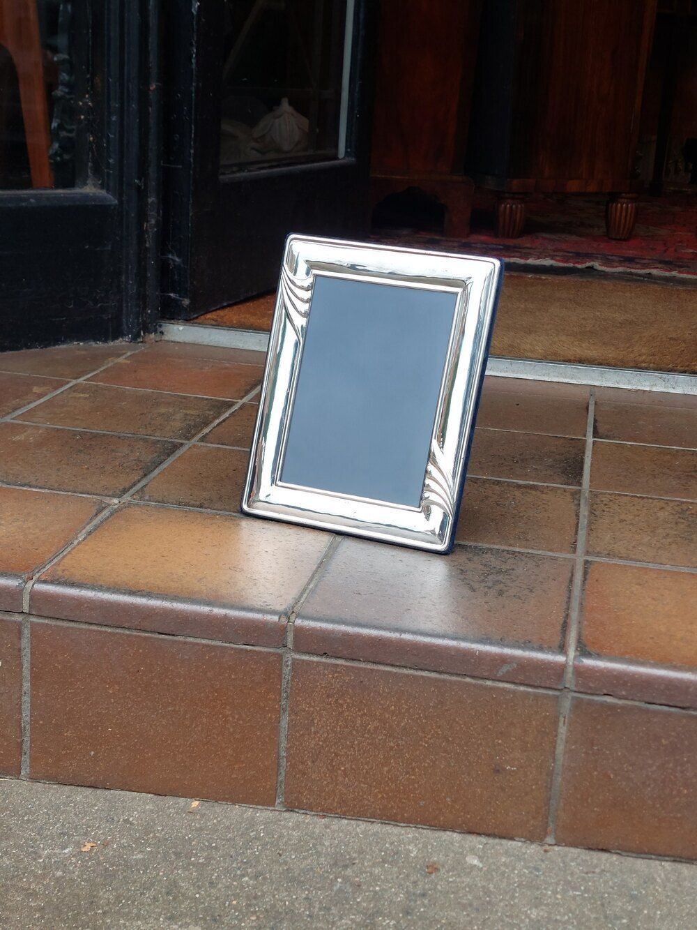 Sterling Silver Photo Frame, 2000s photo furniture