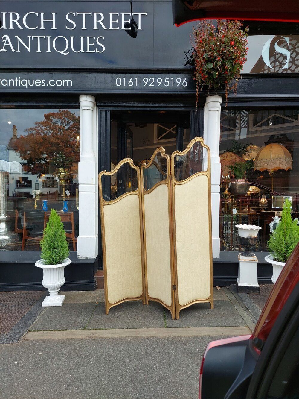 Mid 19thc Continental Giltwood Vanity Screen photo furniture