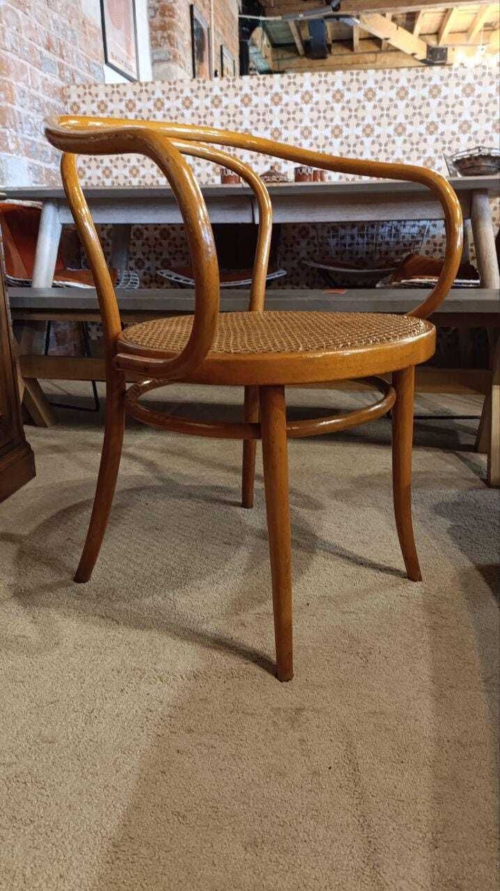 Ligna Czech Bentwood Armchair In The Manner Of Thonet No.209 photo for sale