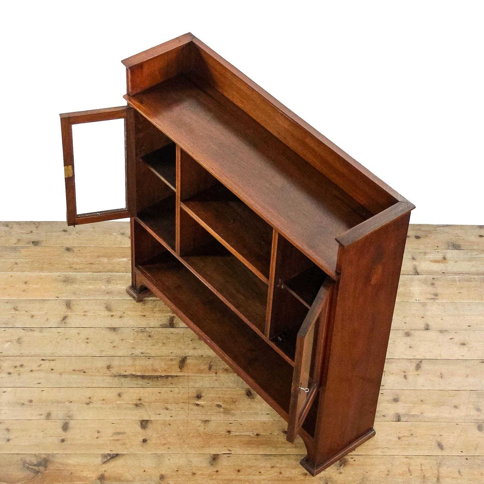 Antique Edwardian Mahogany Freestanding Bookcase | Antique Furniture | Antique Shelving Unit | Antique Storage photo furniture