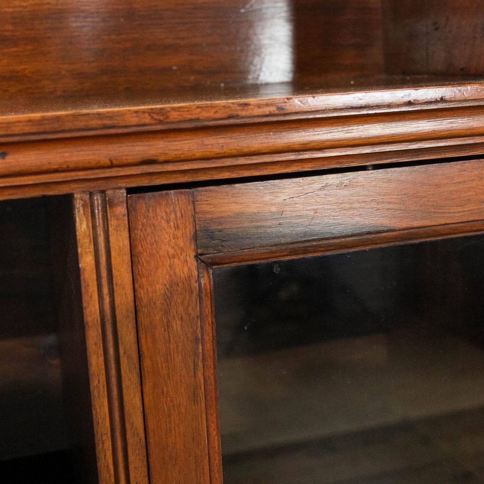 photo furniture Antique Edwardian Mahogany Freestanding Bookcase | Antique Furniture | Antique Shelving Unit | Antique Storage