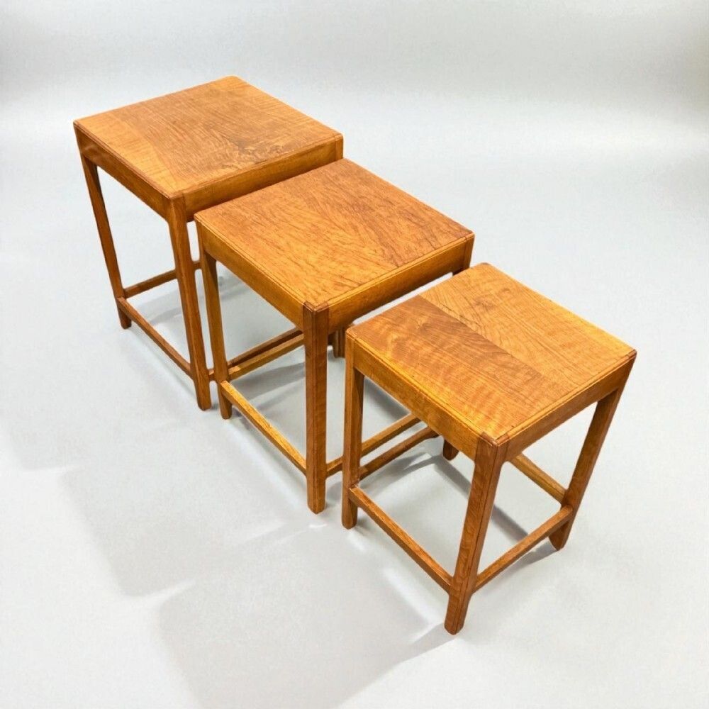 Art Deco Nest Of Three Tables, 1930s photo buy