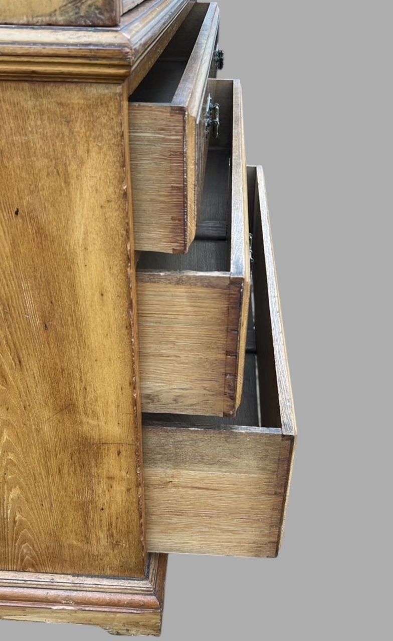 19th Century  Burr Walnut Wardrobe With Drawers, C.1890–1910 photo vinterior