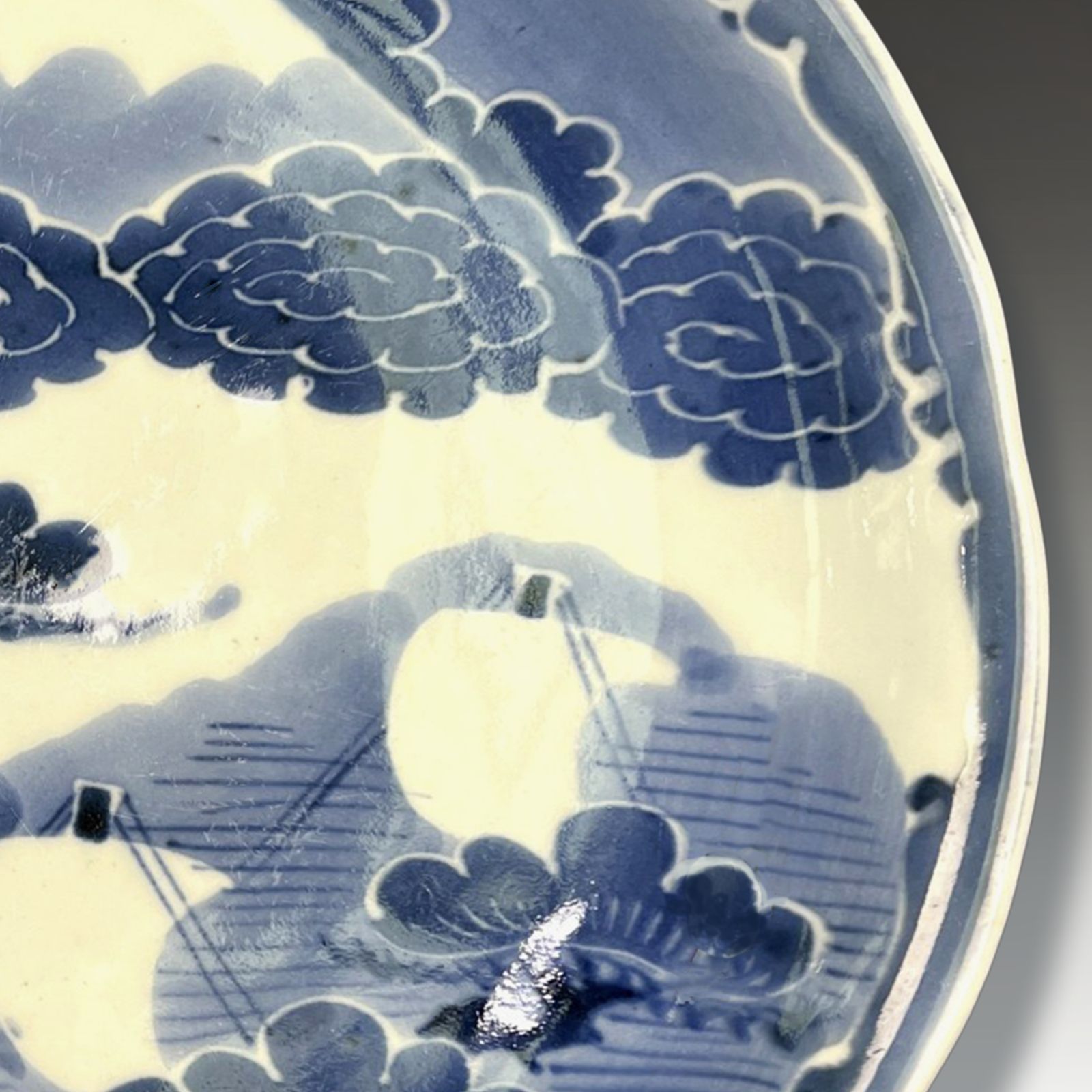 Japanese Early Edo Period Arita Cobalt Dish C 1730 60 Superb Quality 28.5cm D photo 345.0