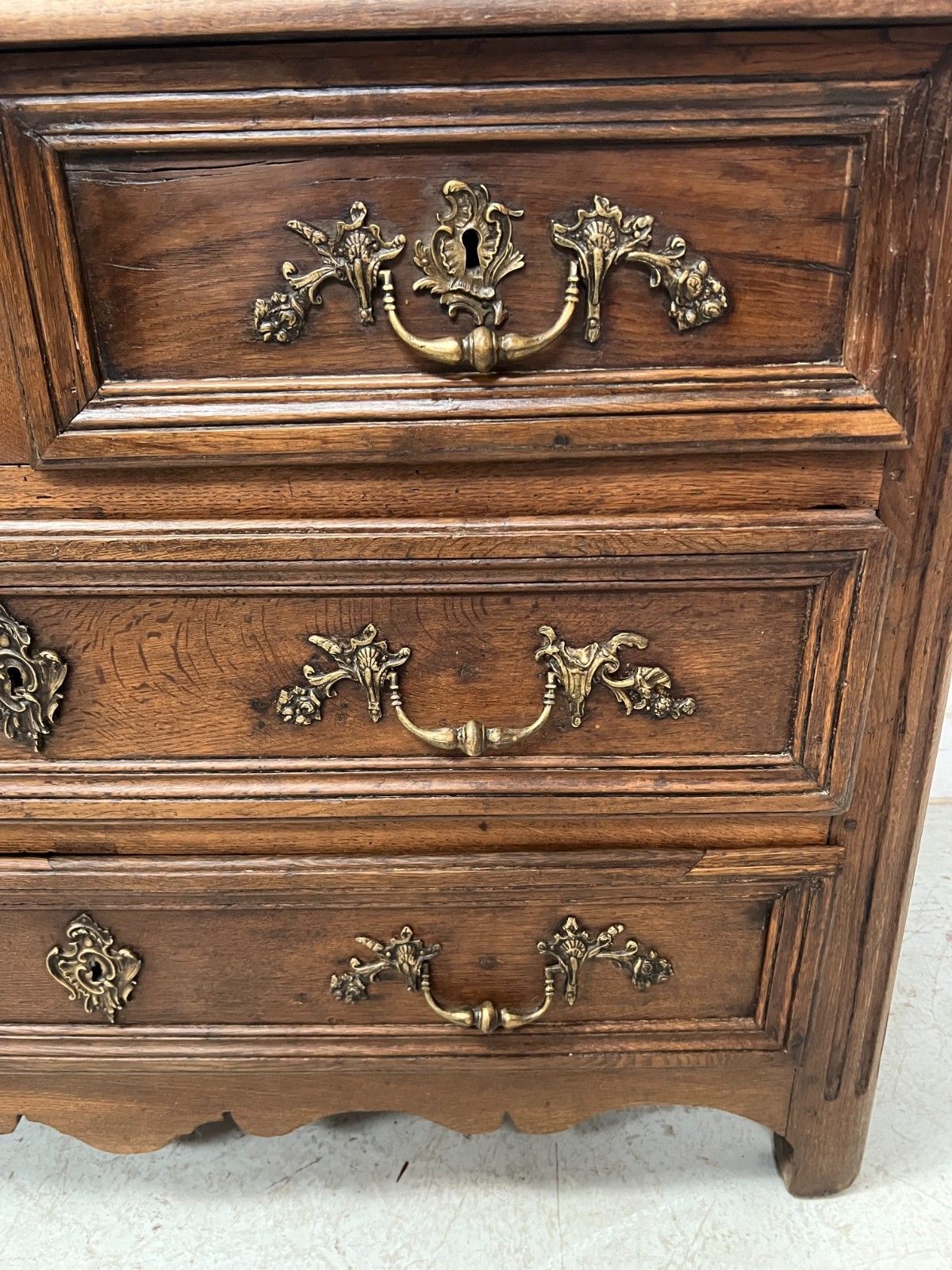 Louis XIV Style Solid Oak Dresser 18th Century photo Furniture