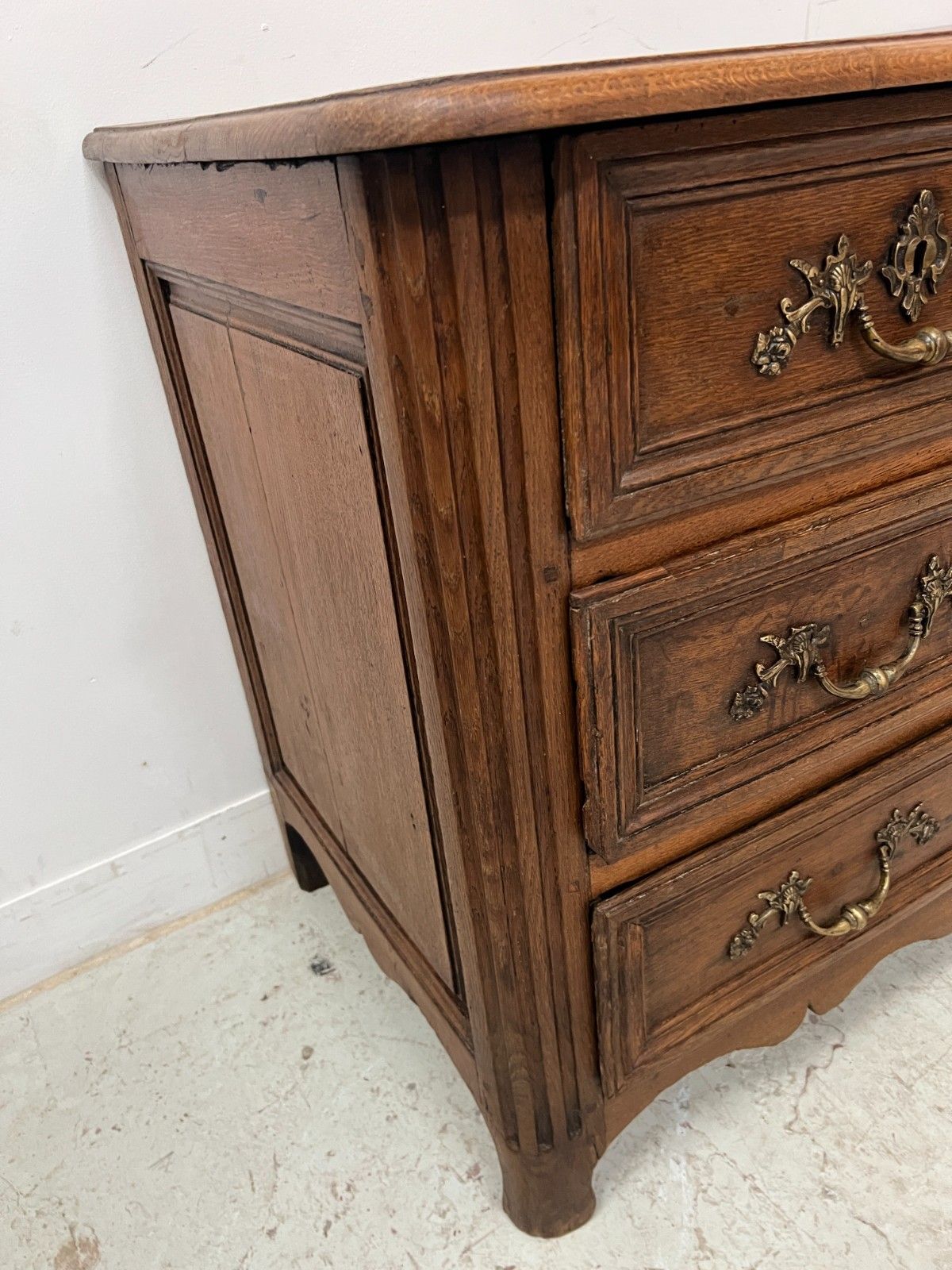 photo for sale Louis XIV Style Solid Oak Dresser 18th Century