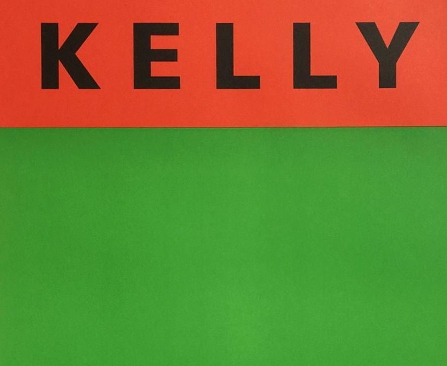 1964 Ellsworth Kelly Maeght Gallery Poster photo furniture