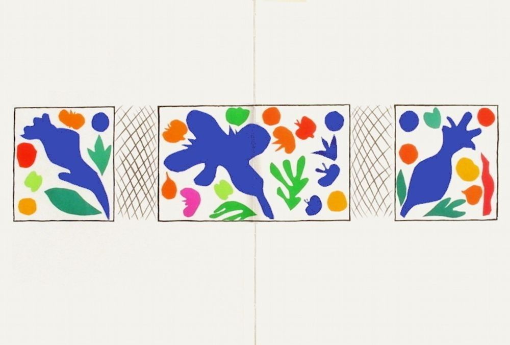 Henri Matisse 1958 Wonderful Lithograph Mourlot Verve Magazine