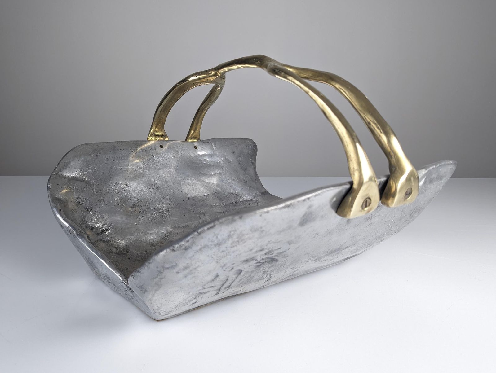 Firewood Holder By David Marshall 1980s photo 729.0
