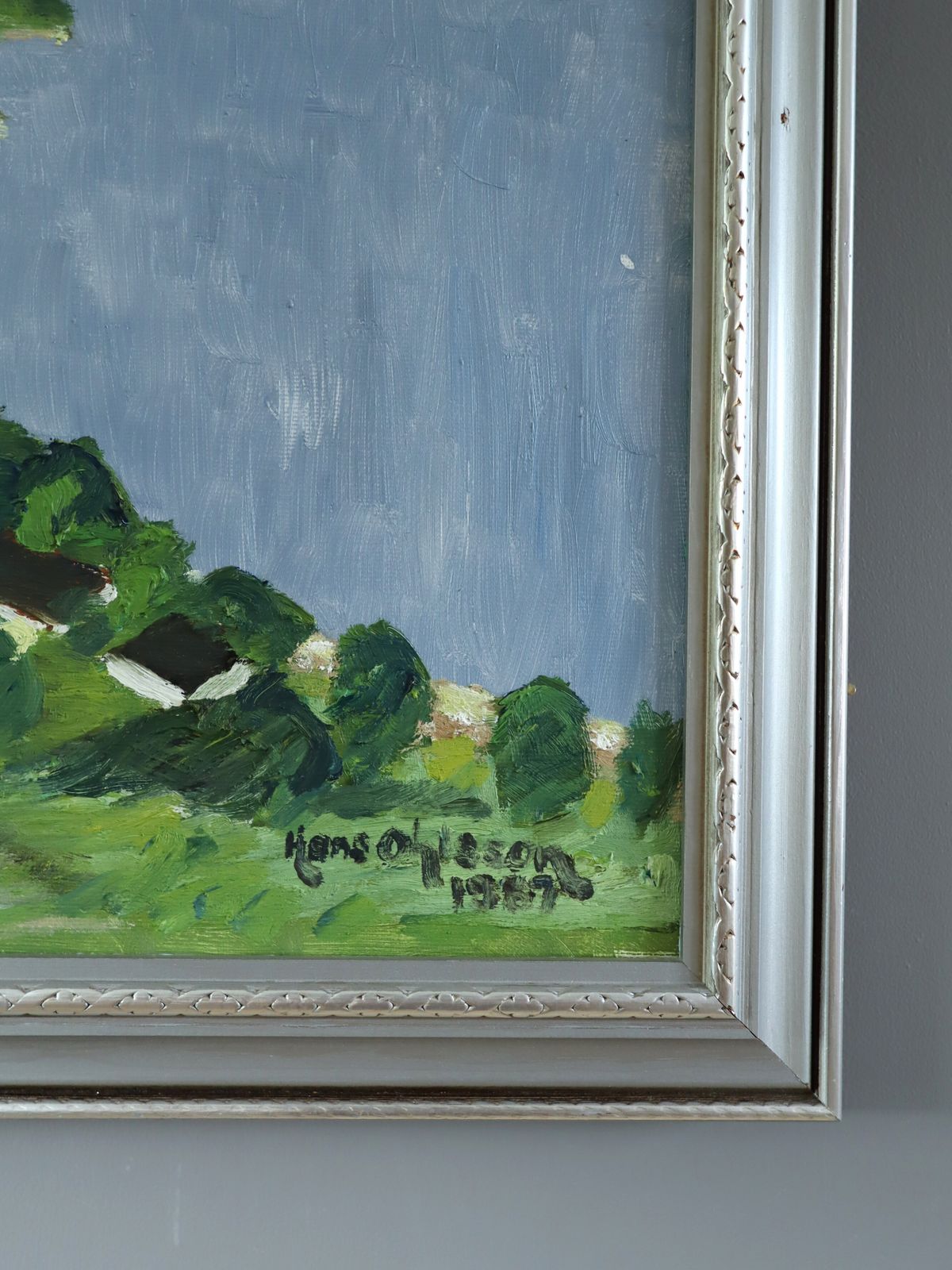Hillside By The Sea  Oil Painting photo 468.0