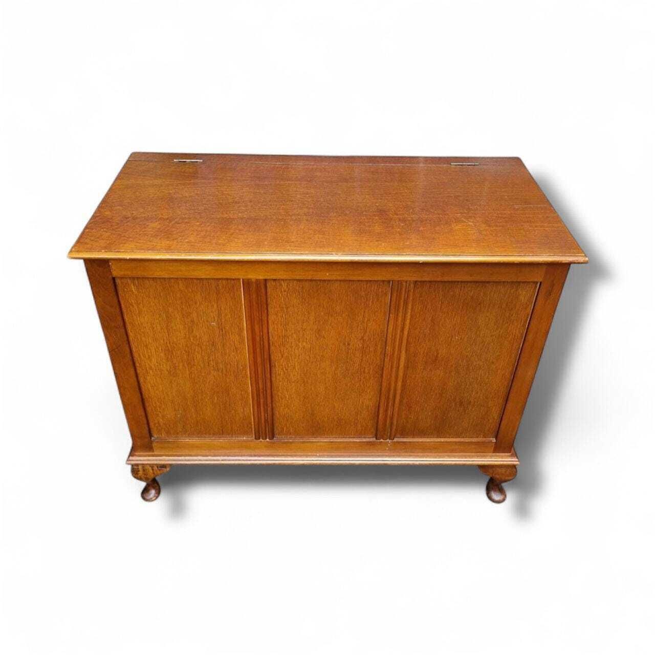 Vintage Oak Blanket Chest / C.W.S. Ltd London Cabinet Factory Enfield / C.1930s–1940s / Free Delivery