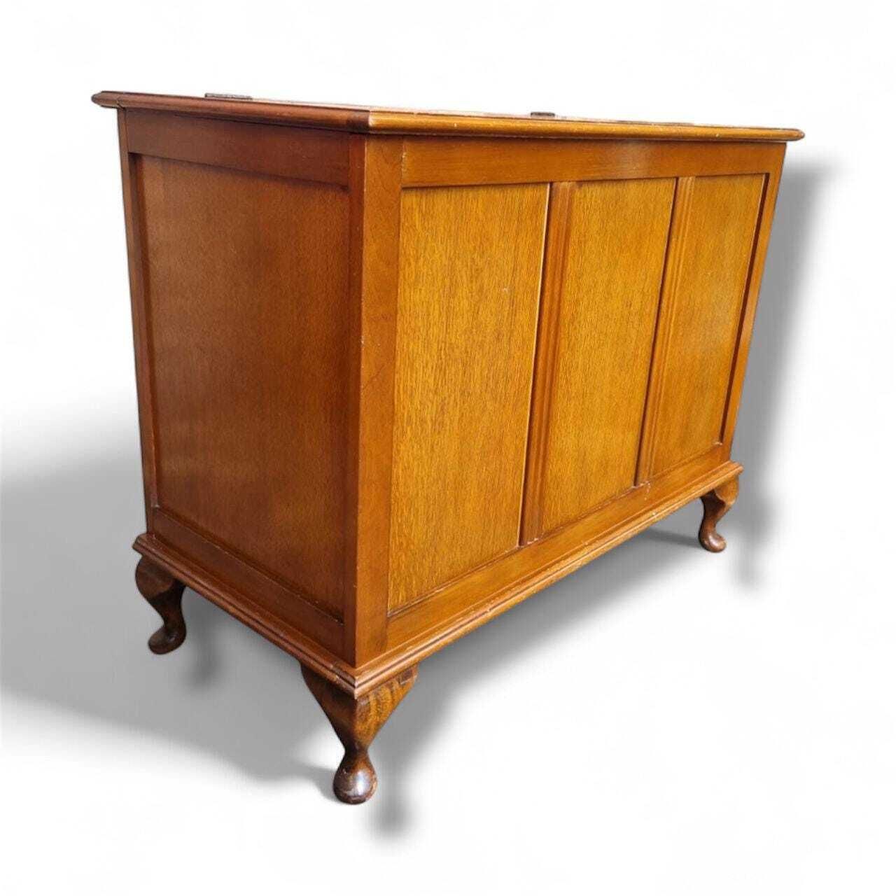 Vintage Oak Blanket Chest / C.W.S. Ltd London Cabinet Factory Enfield / C.1930s–1940s / Free Delivery photo for sale