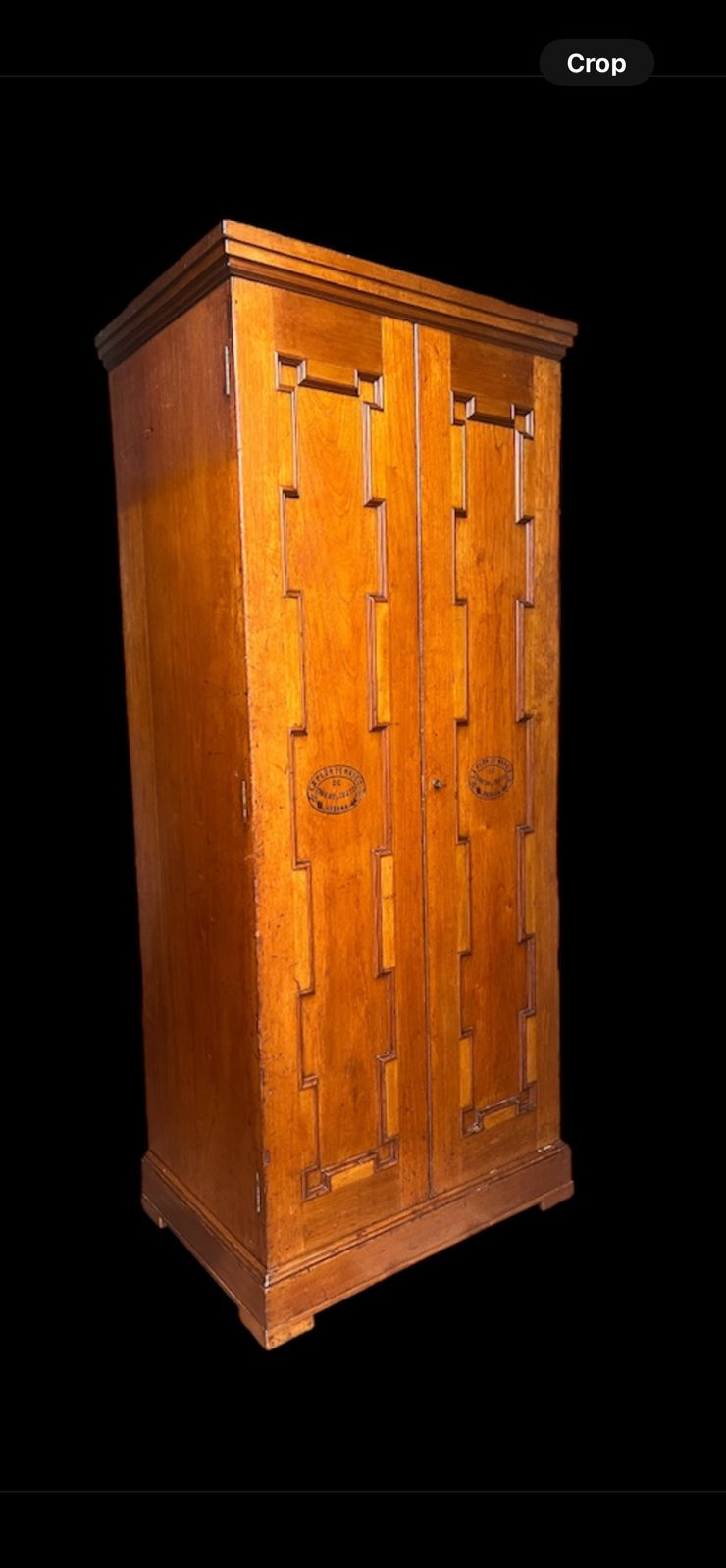Stunning Rare Art Deco Cedar Wood Humidor Cigar Cabinet photo furniture