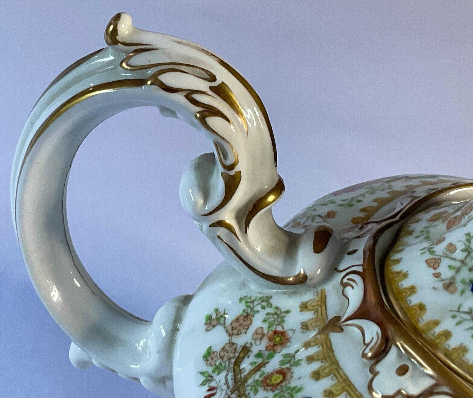 English Porcelain Teapot, Early 19th Century, With Provenance. A Rare Piece. photo 295.0