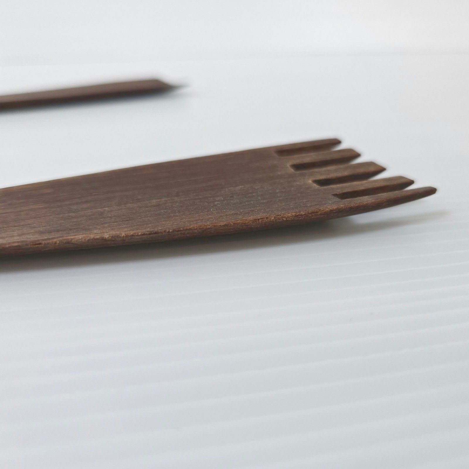 Vintage Scandinavian 1960s Teak Or Rosewood Salad Cutlery 60s 1960s photo Home Decor