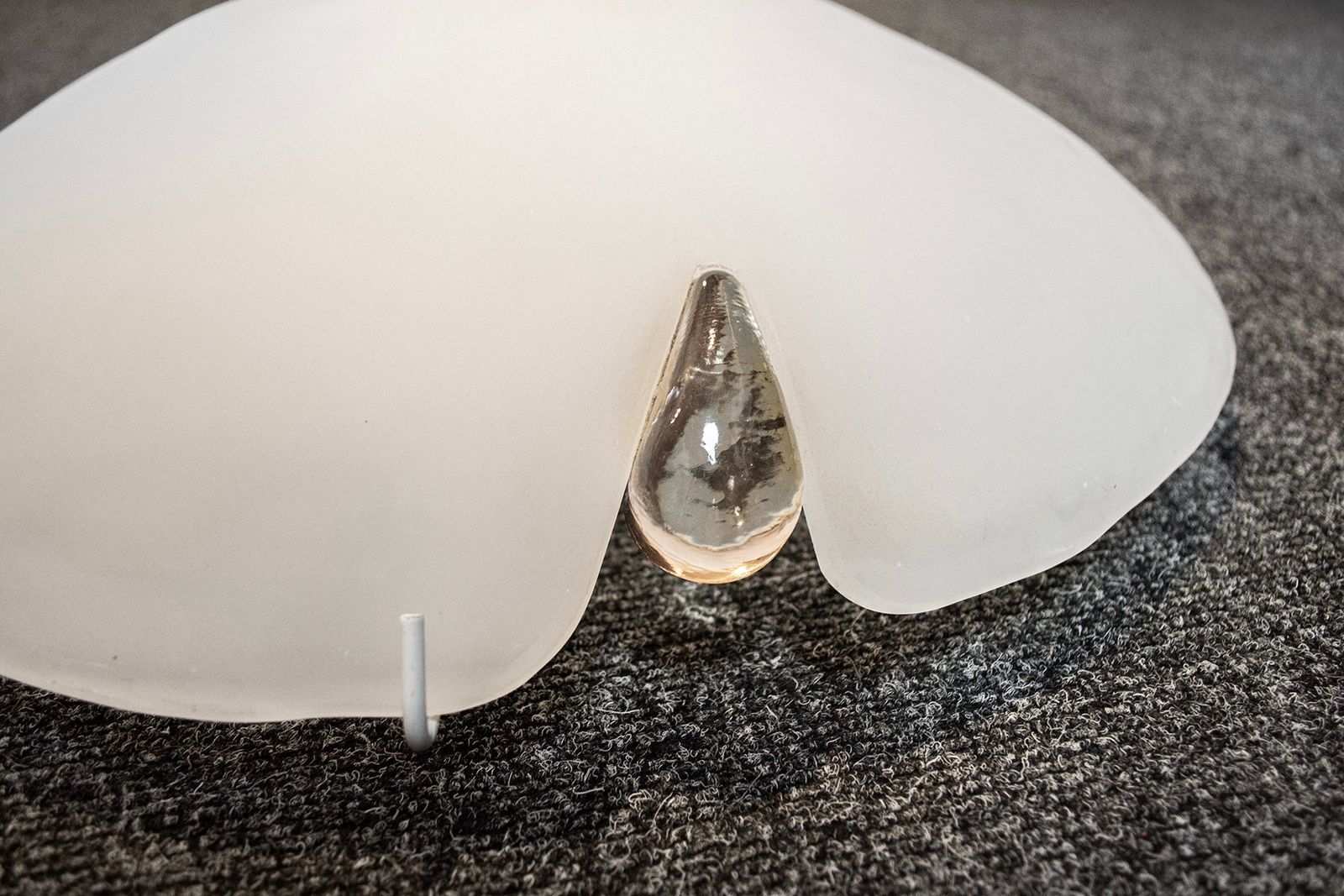 Murano Glazen Plafond  Of Wandlamp Van Mazzega, Ca. Jaren 1980 photo for sale