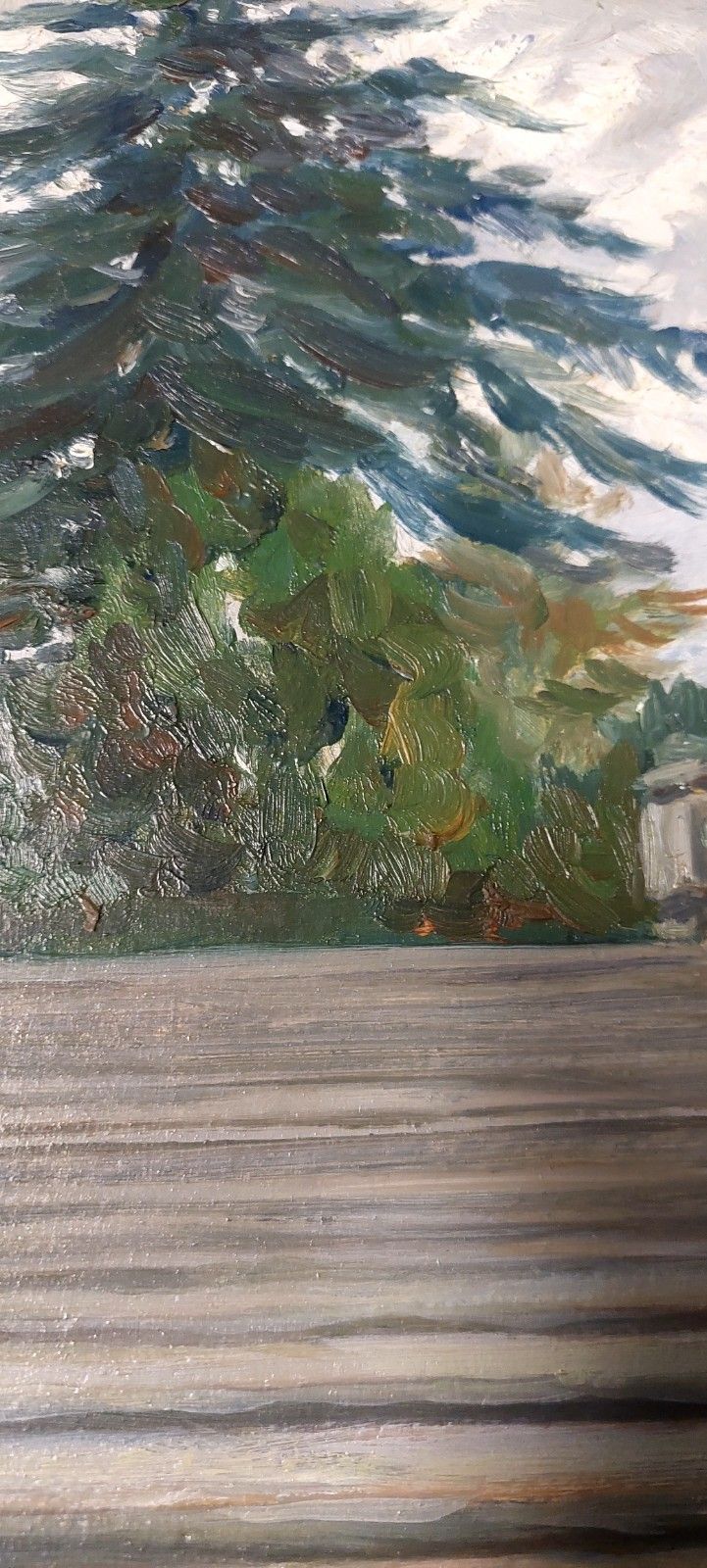 Art Oil Painting "Le Rampe A San Niccolo" Florence Signed Early 900 photo